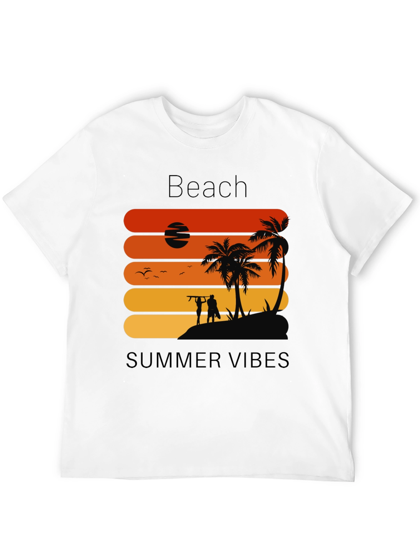 Beach Summer Vibes Graphic Tee