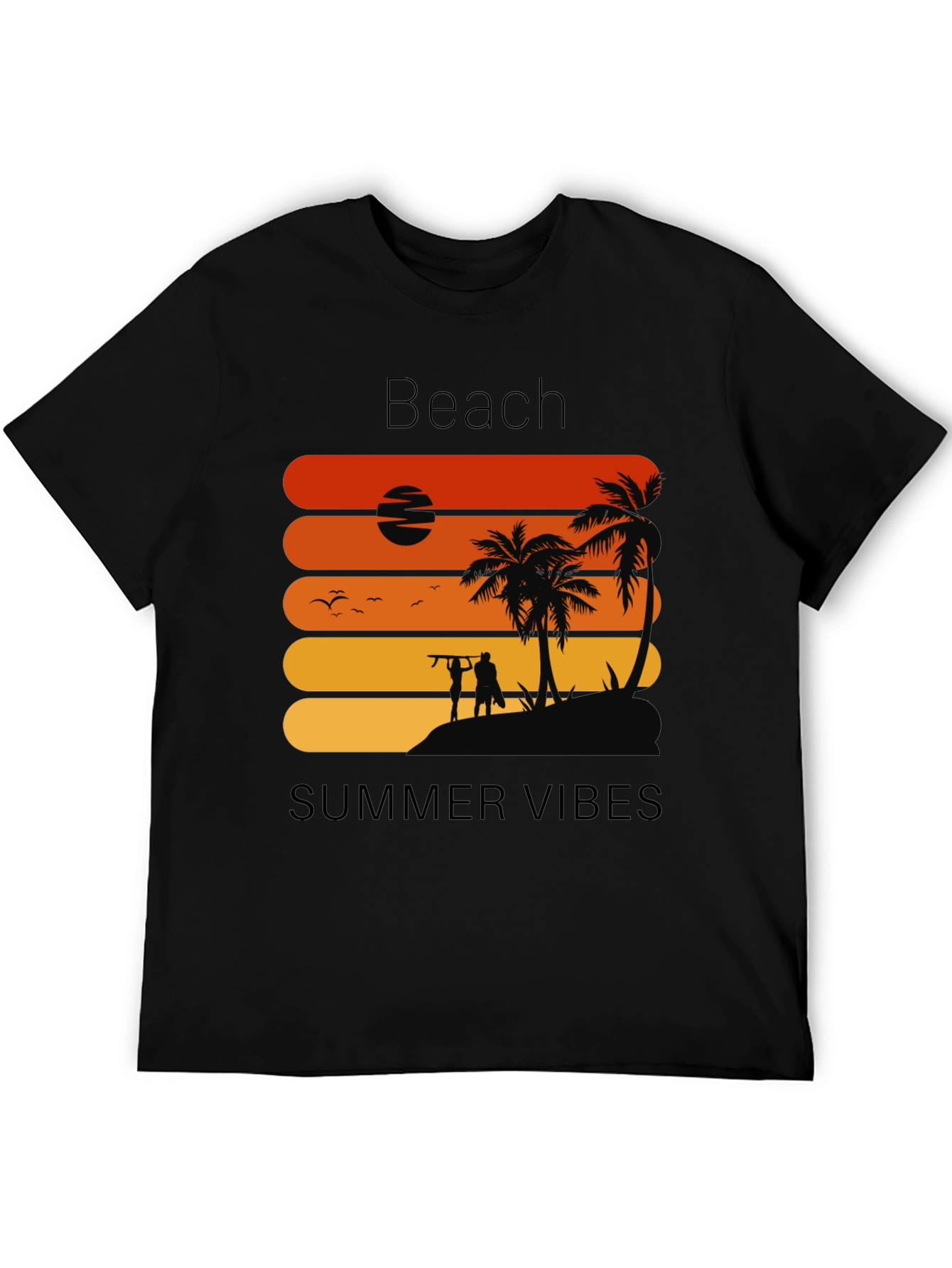 Beach Summer Vibes Graphic Tee