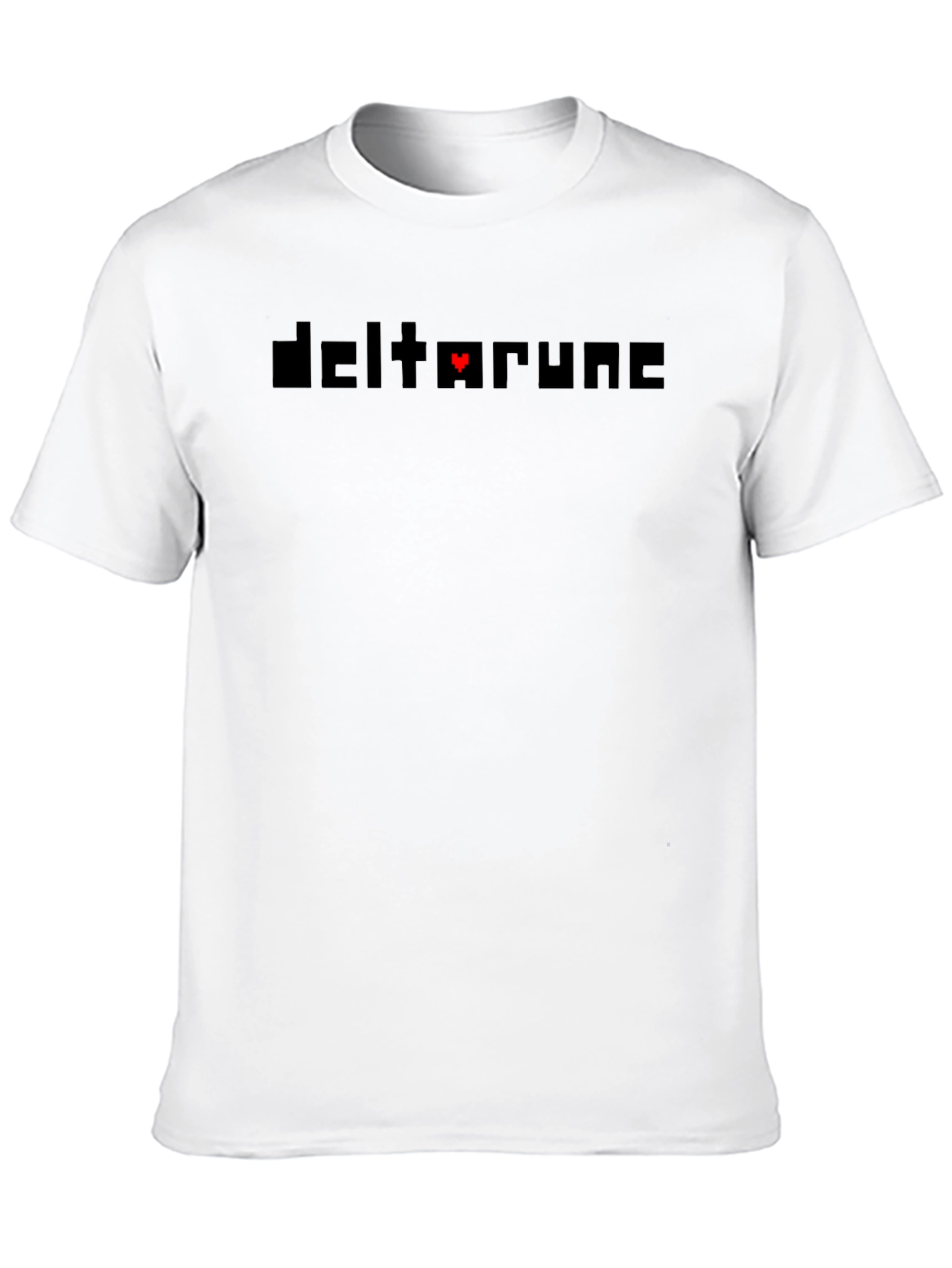 Deltarune Black T-Shirt - Heart Pixel Design
