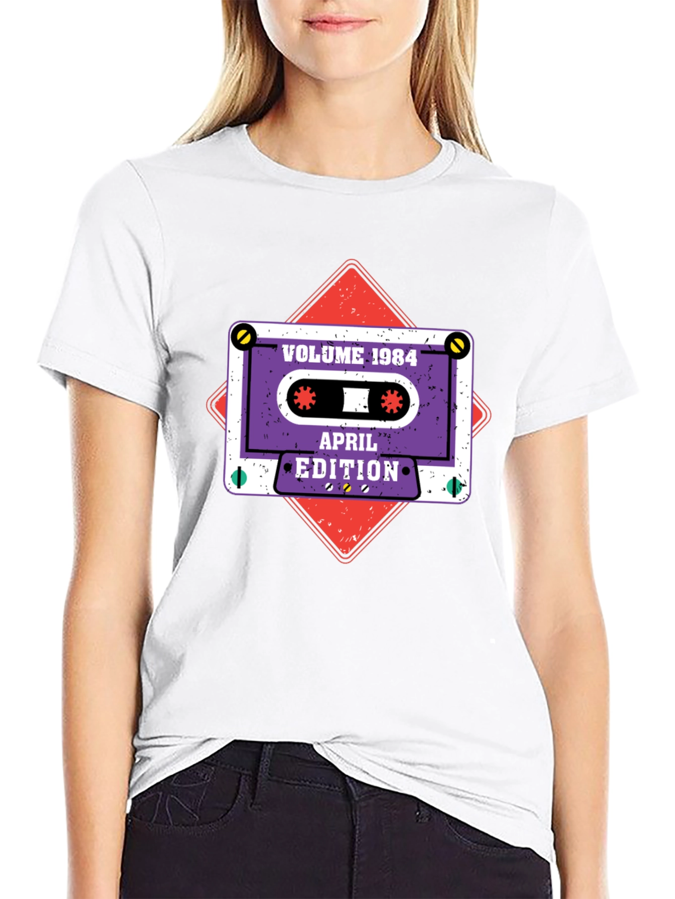 Volume 1984 April Edition Cassette T-Shirt