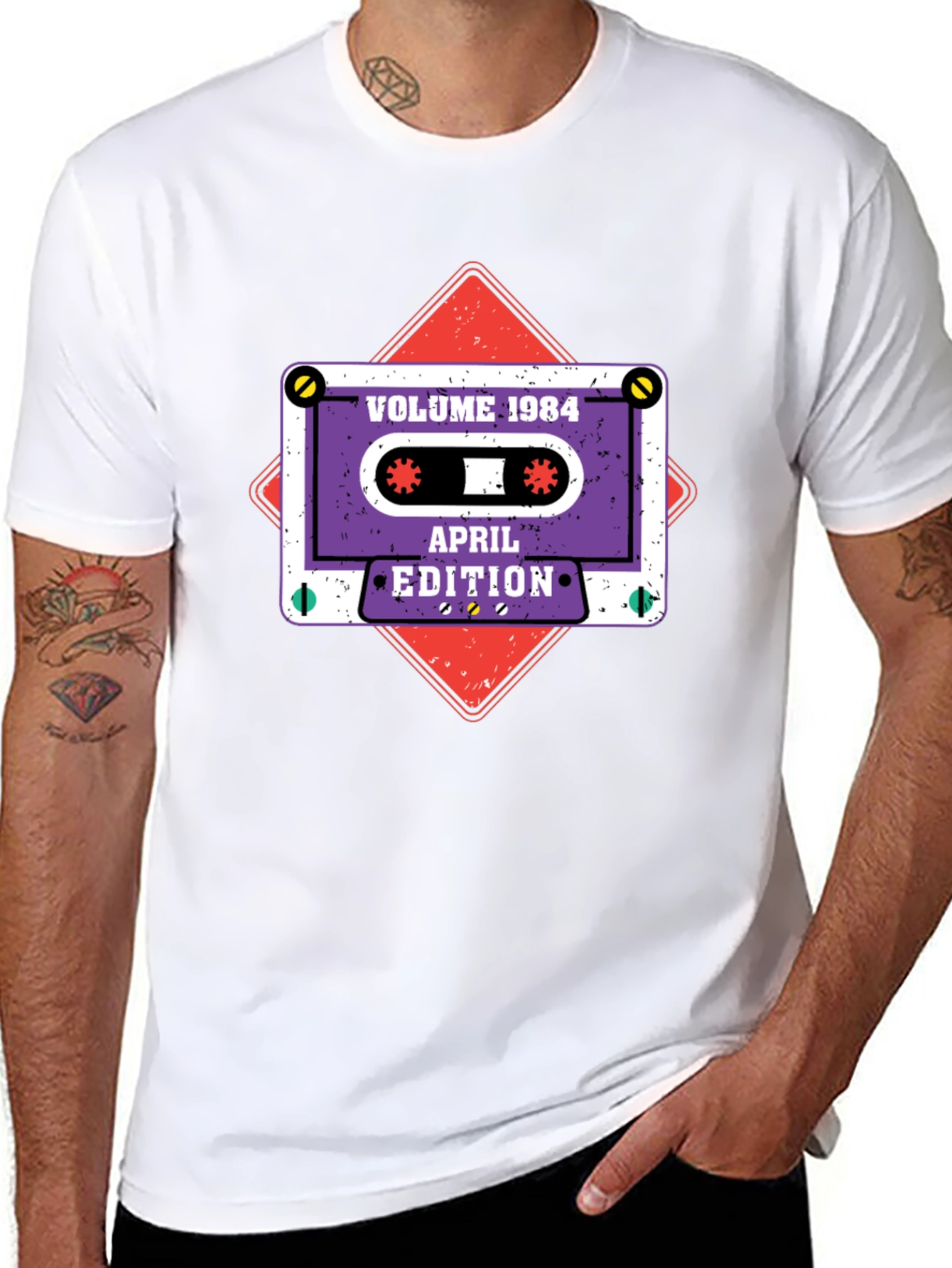 Volume 1984 April Edition Cassette T-Shirt