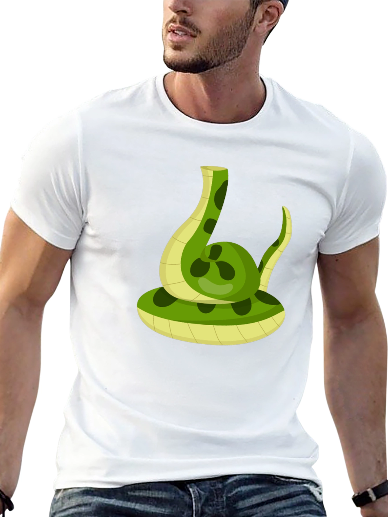 Snake Graphic Black T-Shirt