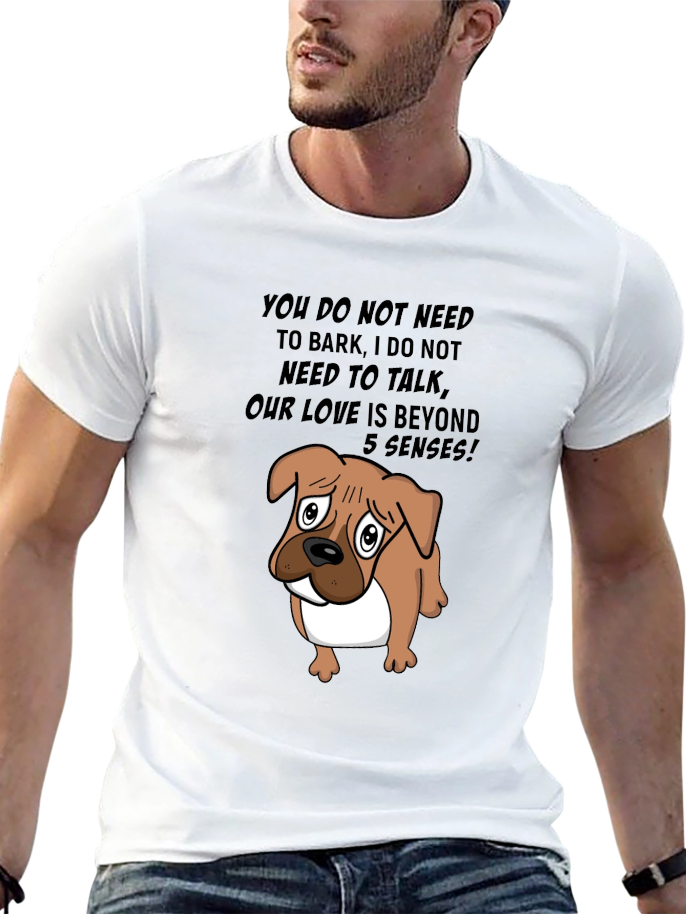 Dog Lover Tee: Beyond 5 Senses