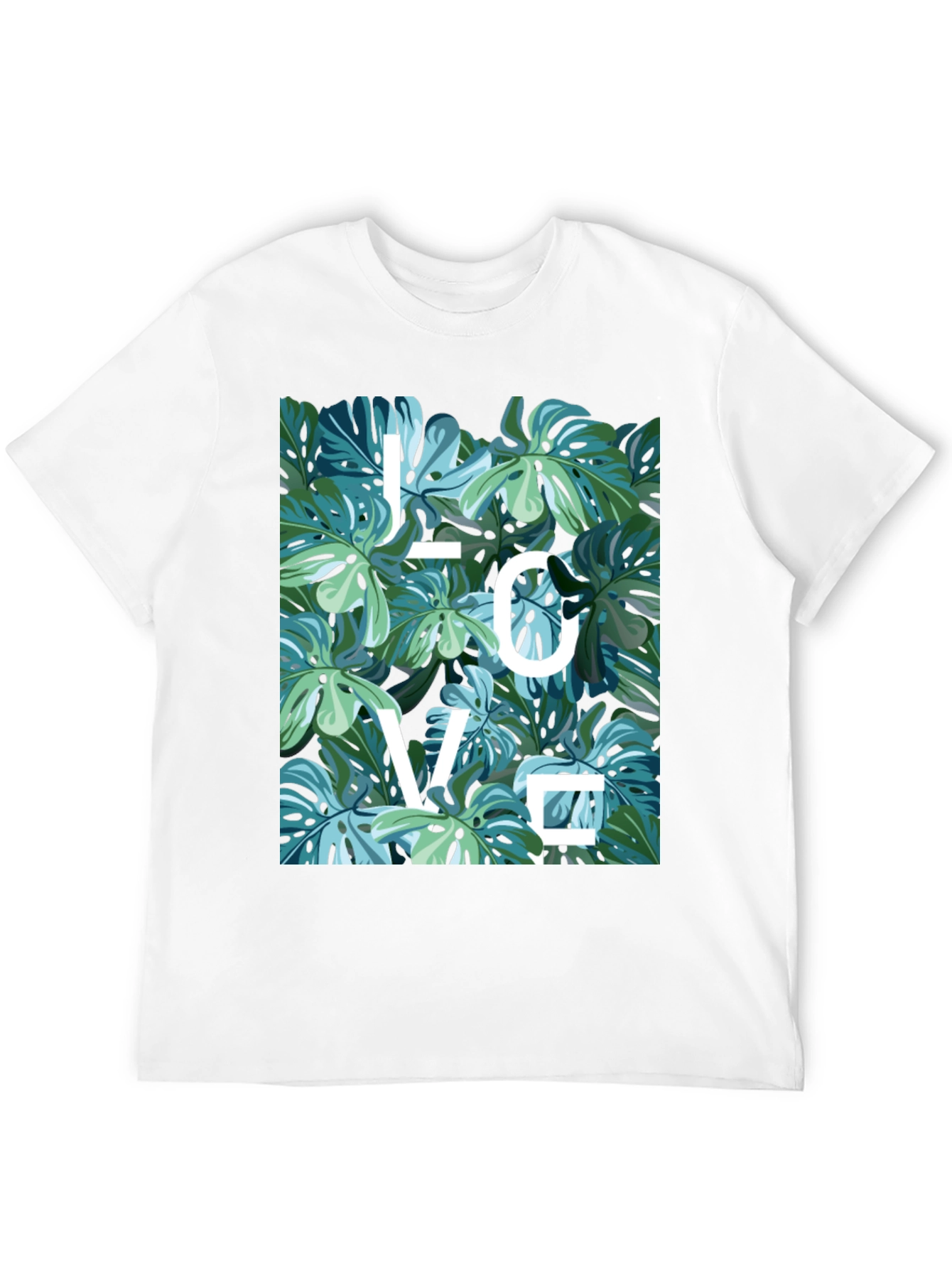Tropical Leaf Love T-Shirt
