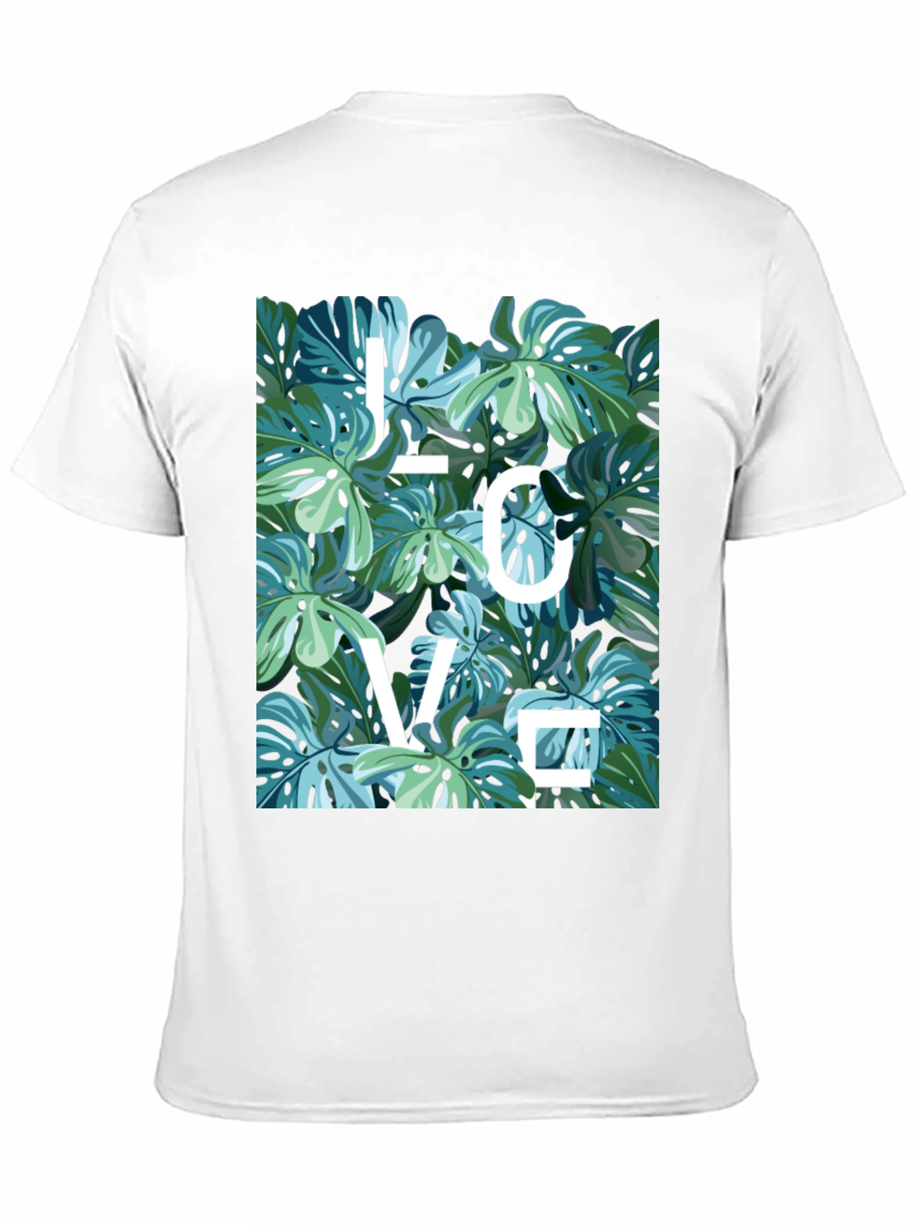 Tropical Leaf Love T-Shirt