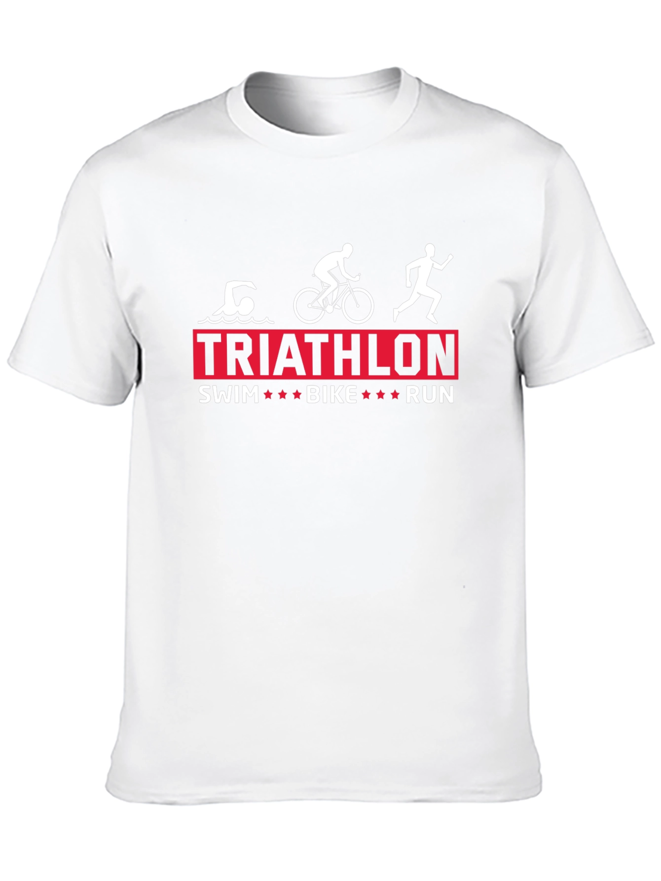 Triathlon Swim Bike Run Graphic T-Shirt