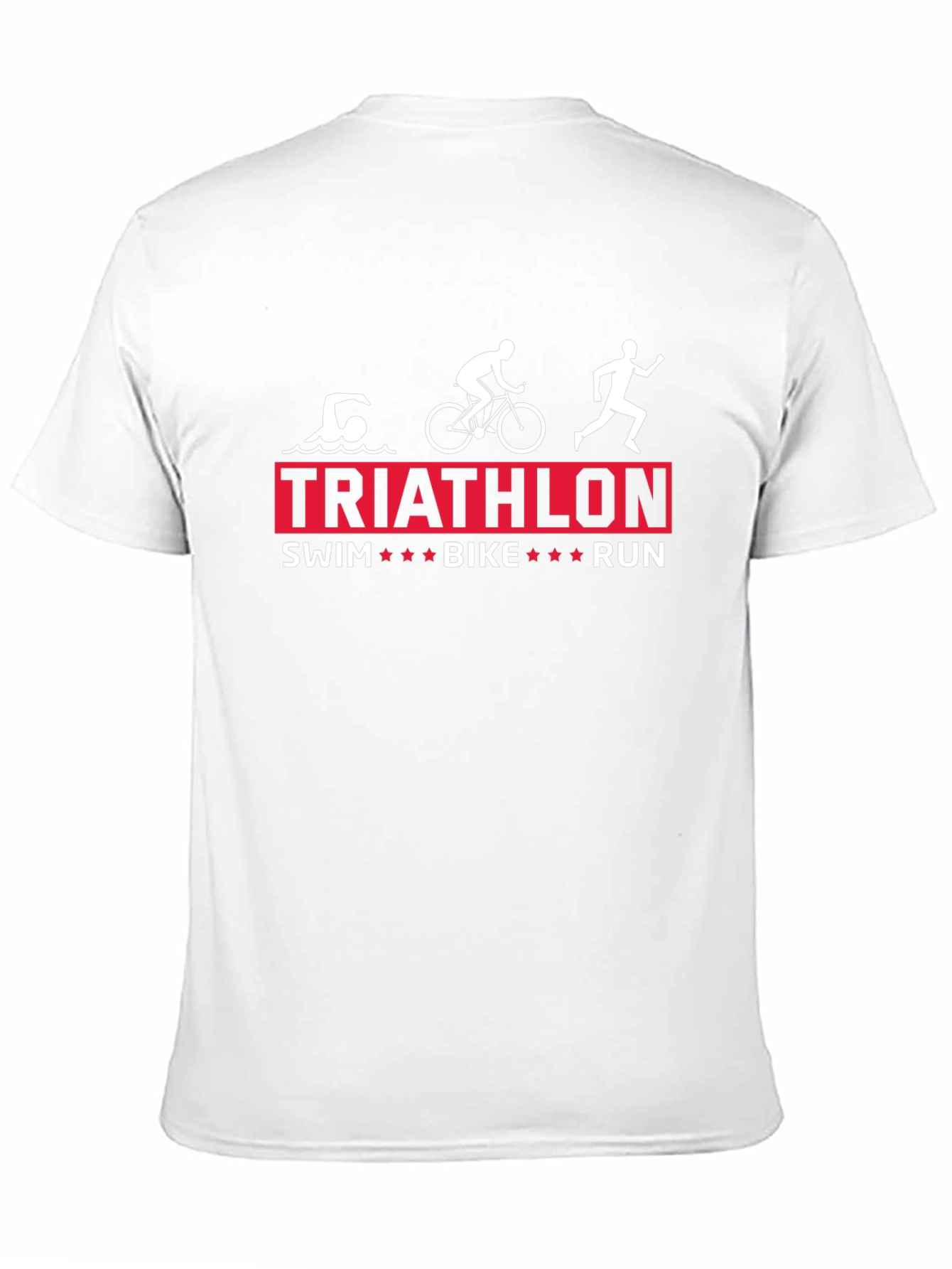 Triathlon Swim Bike Run Graphic T-Shirt