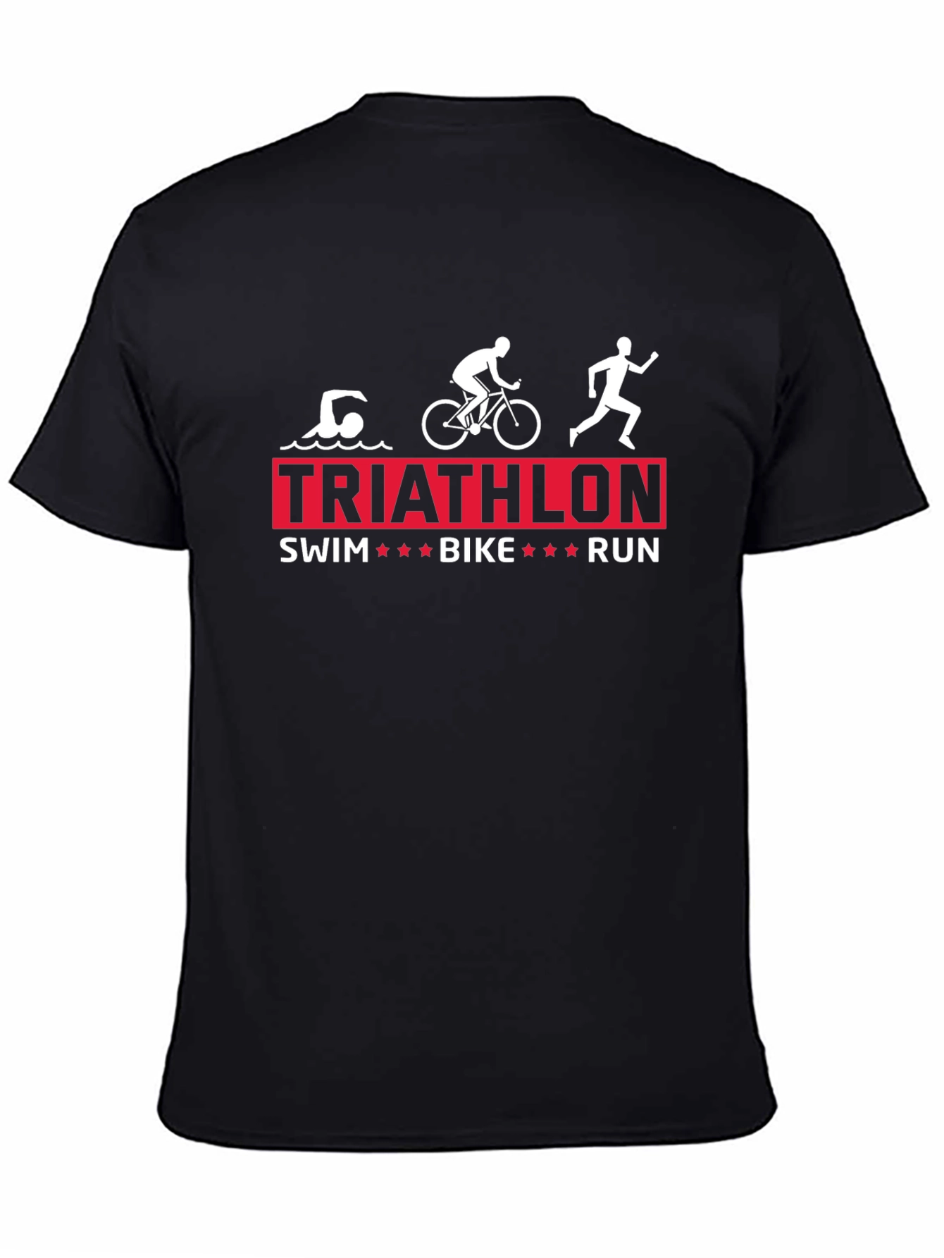 Triathlon Swim Bike Run Graphic T-Shirt