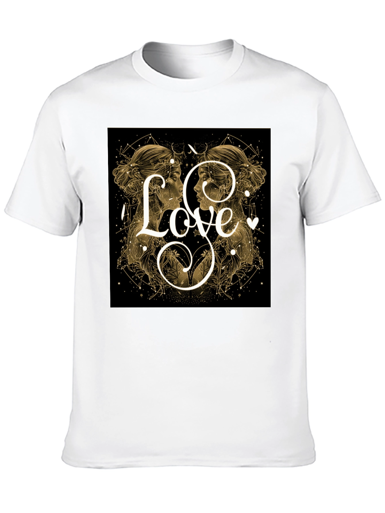 Love Gemini Graphic Tee - Black T-Shirt