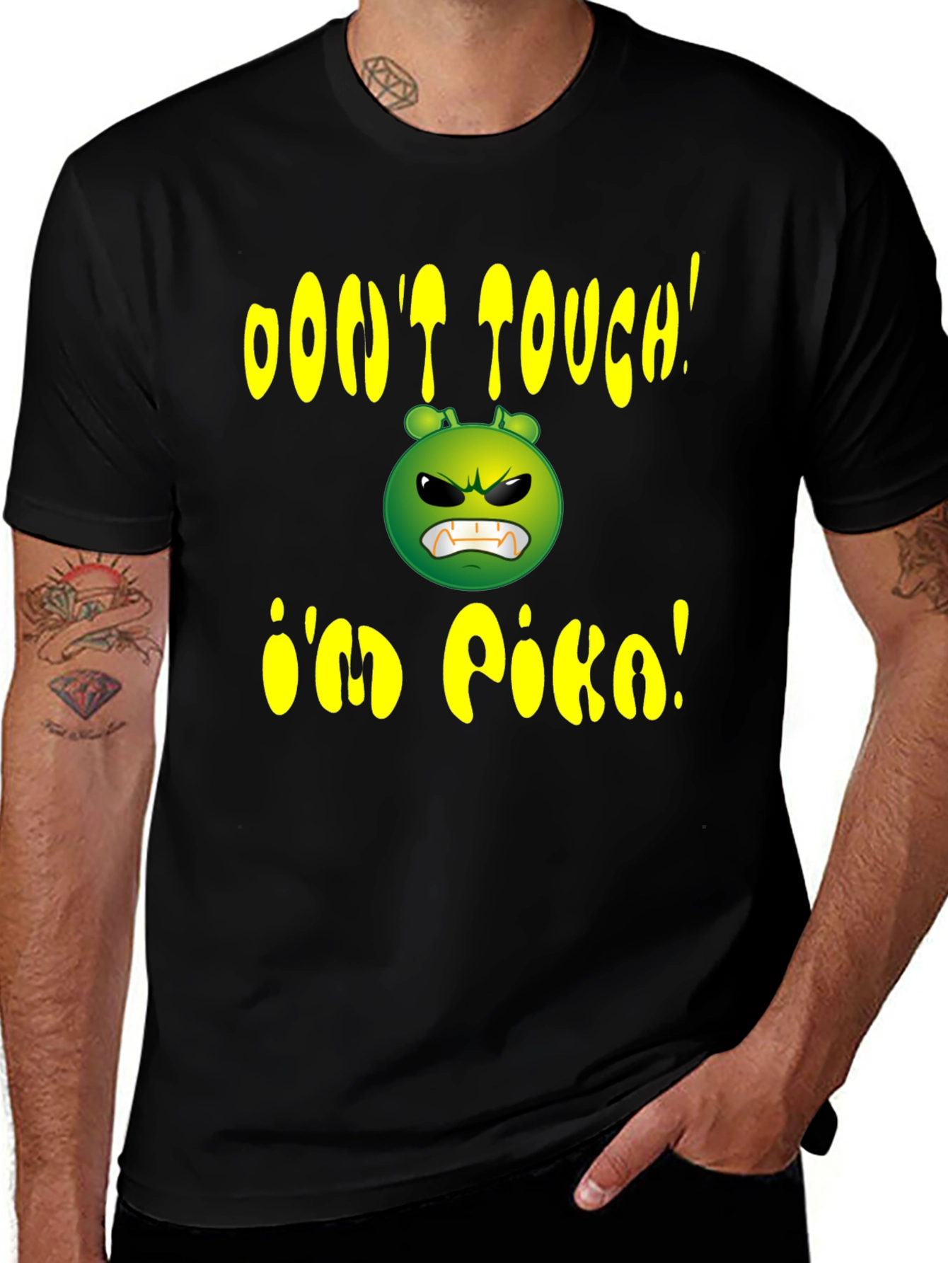 Dont Touch Im Pika Graphic T-Shirt