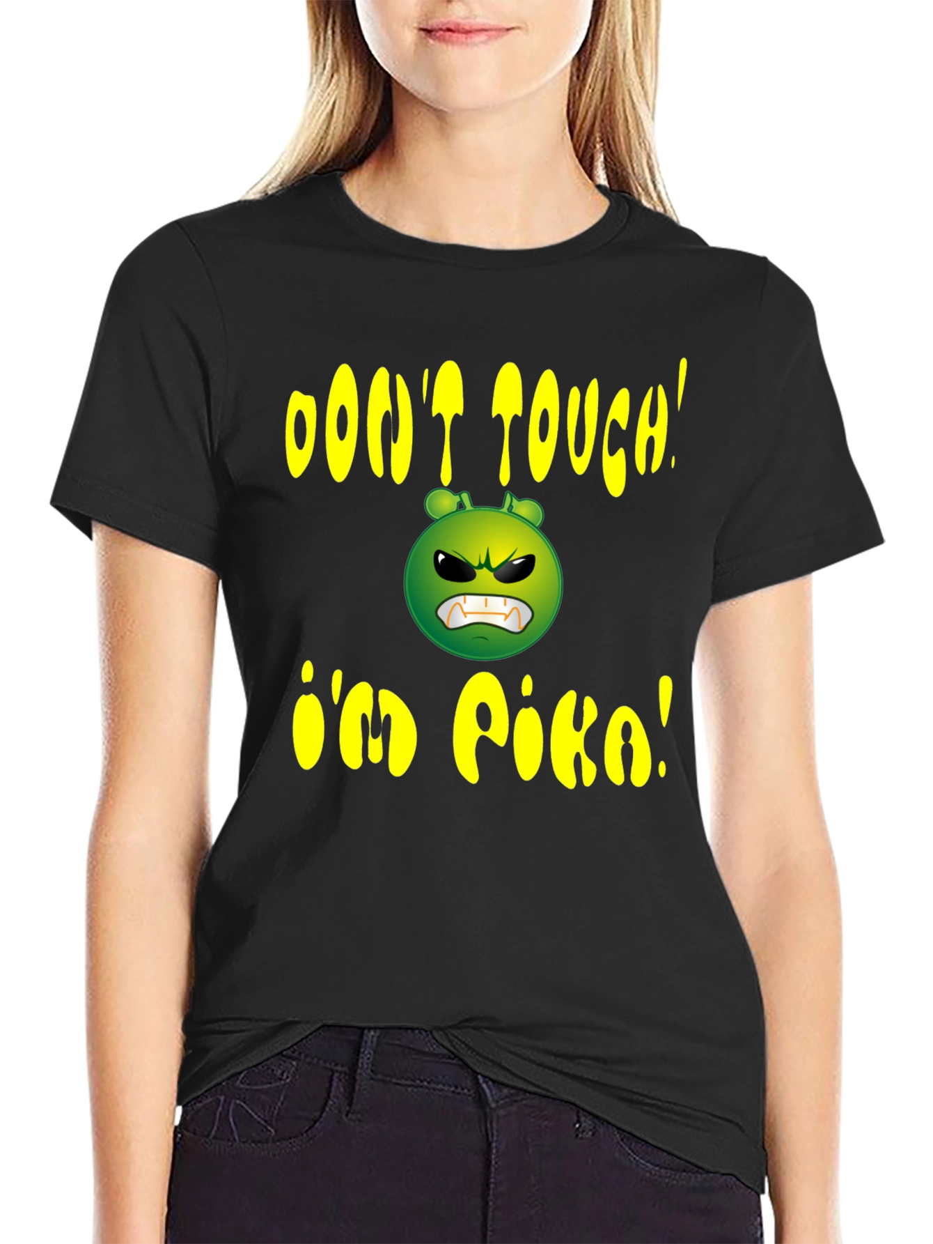 Dont Touch Im Pika Graphic T-Shirt