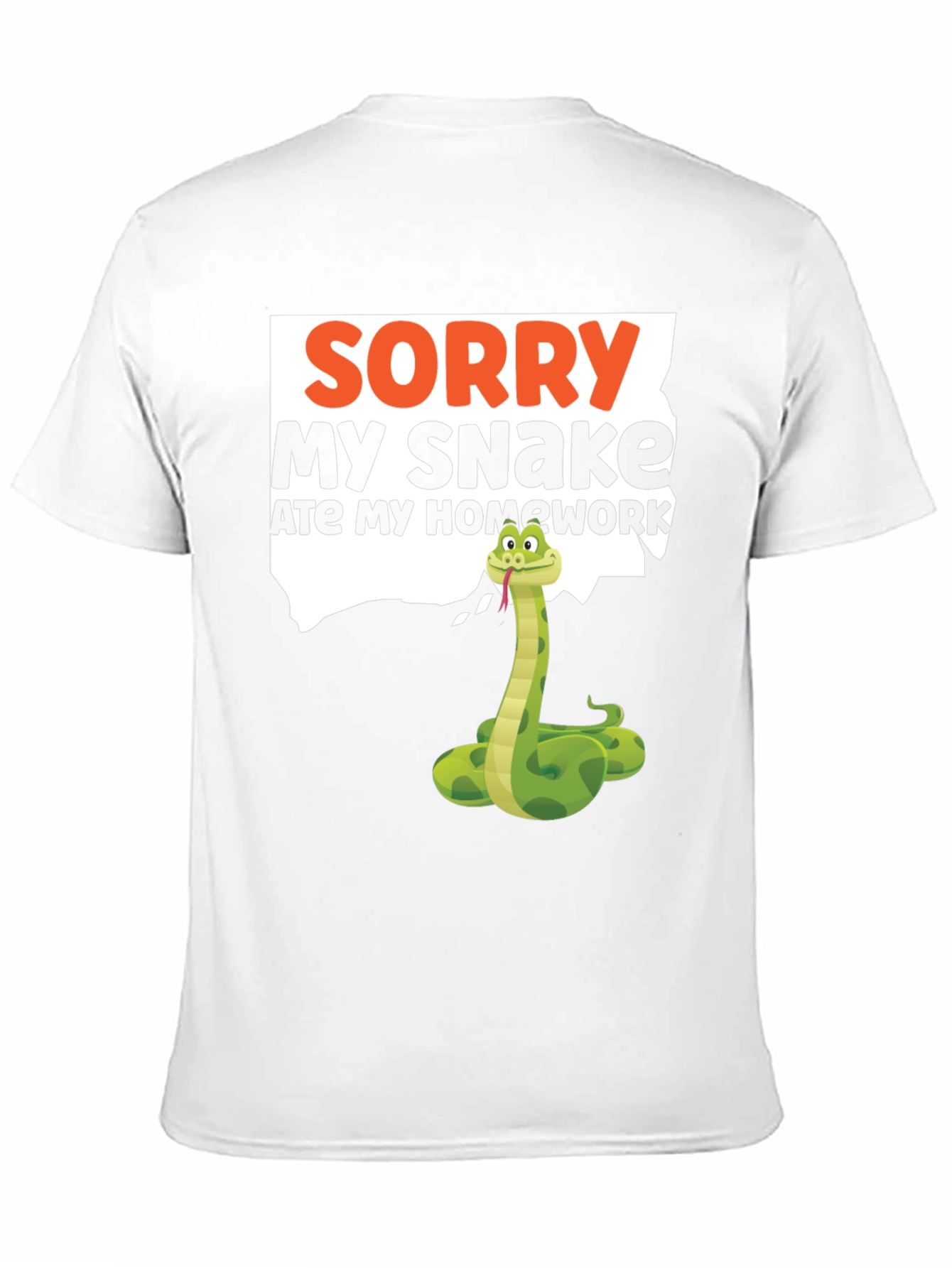 Sorry My Snake Ate My Homework T-Shirt