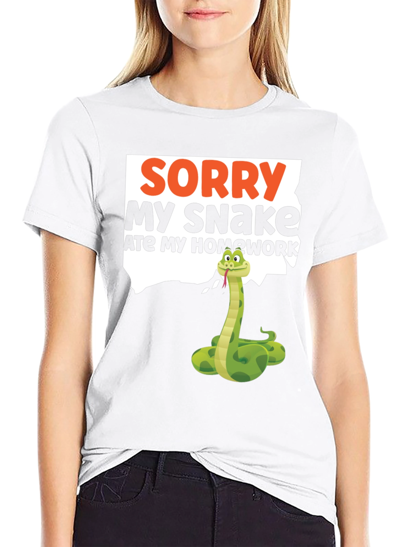 Sorry My Snake Ate My Homework T-Shirt