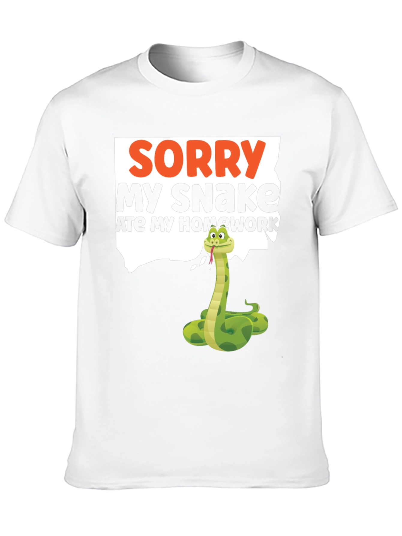 Sorry My Snake Ate My Homework T-Shirt