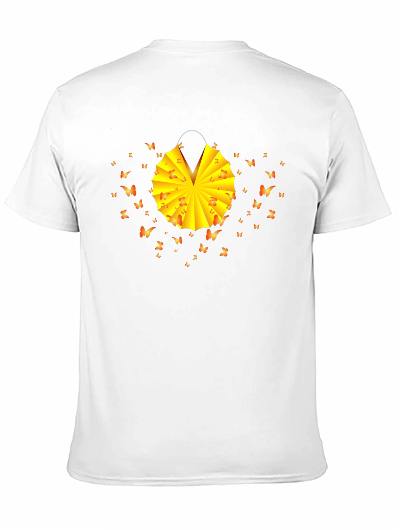 Butterfly Lantern Graphic Tee - Soft Cotton Blend