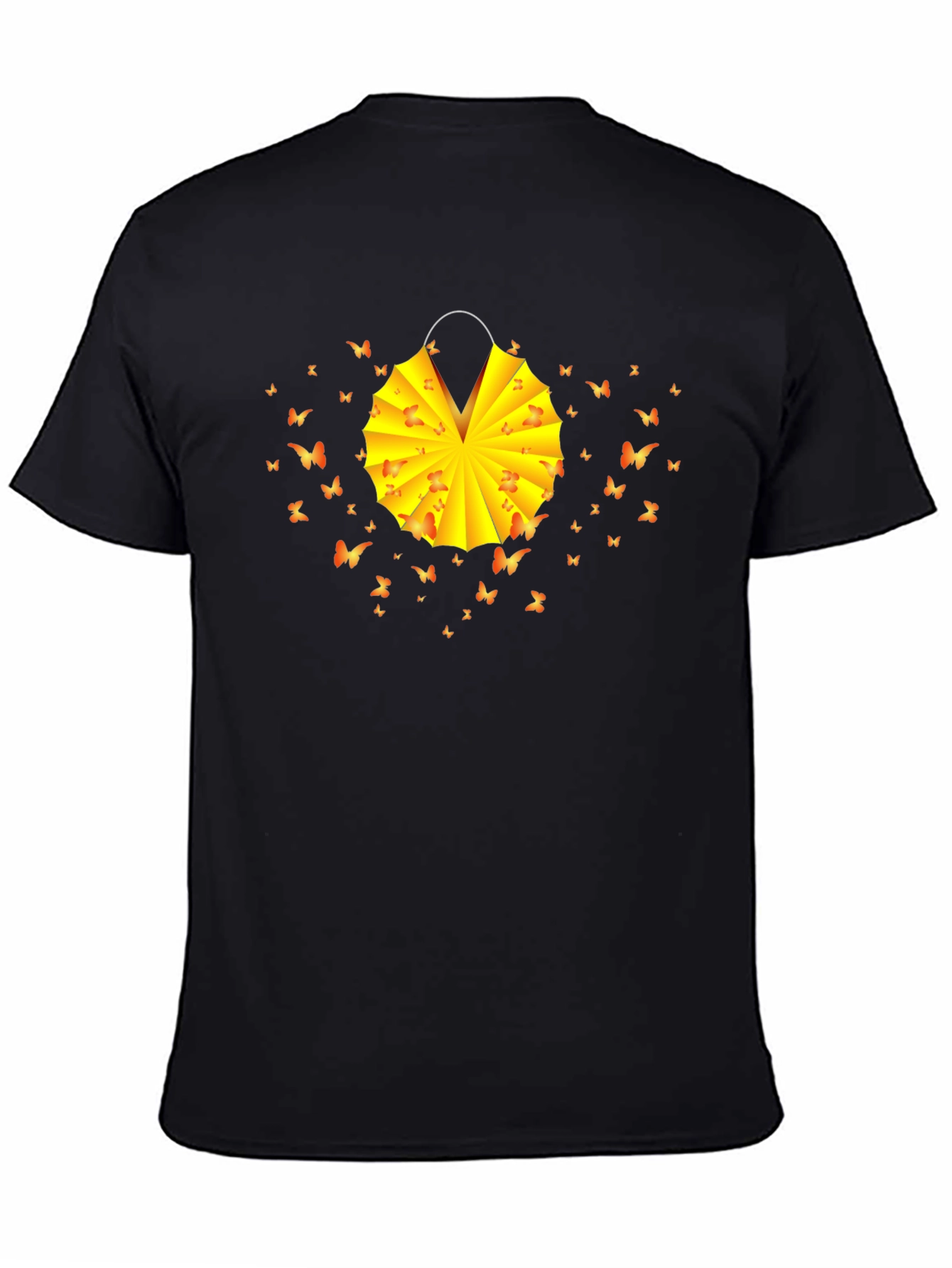 Butterfly Lantern Graphic Tee - Soft Cotton Blend