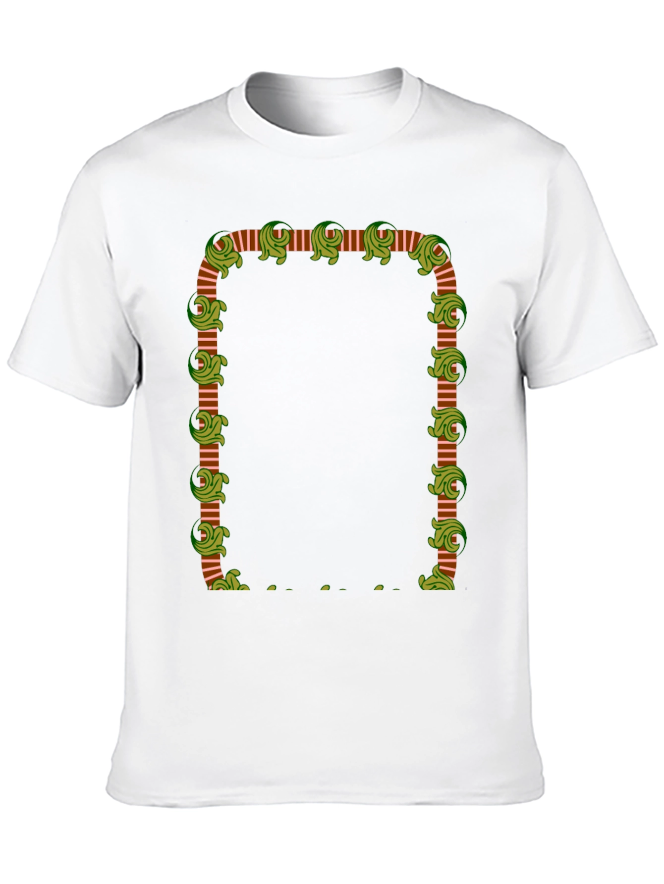 Festive Border T-Shirt - Holiday Style