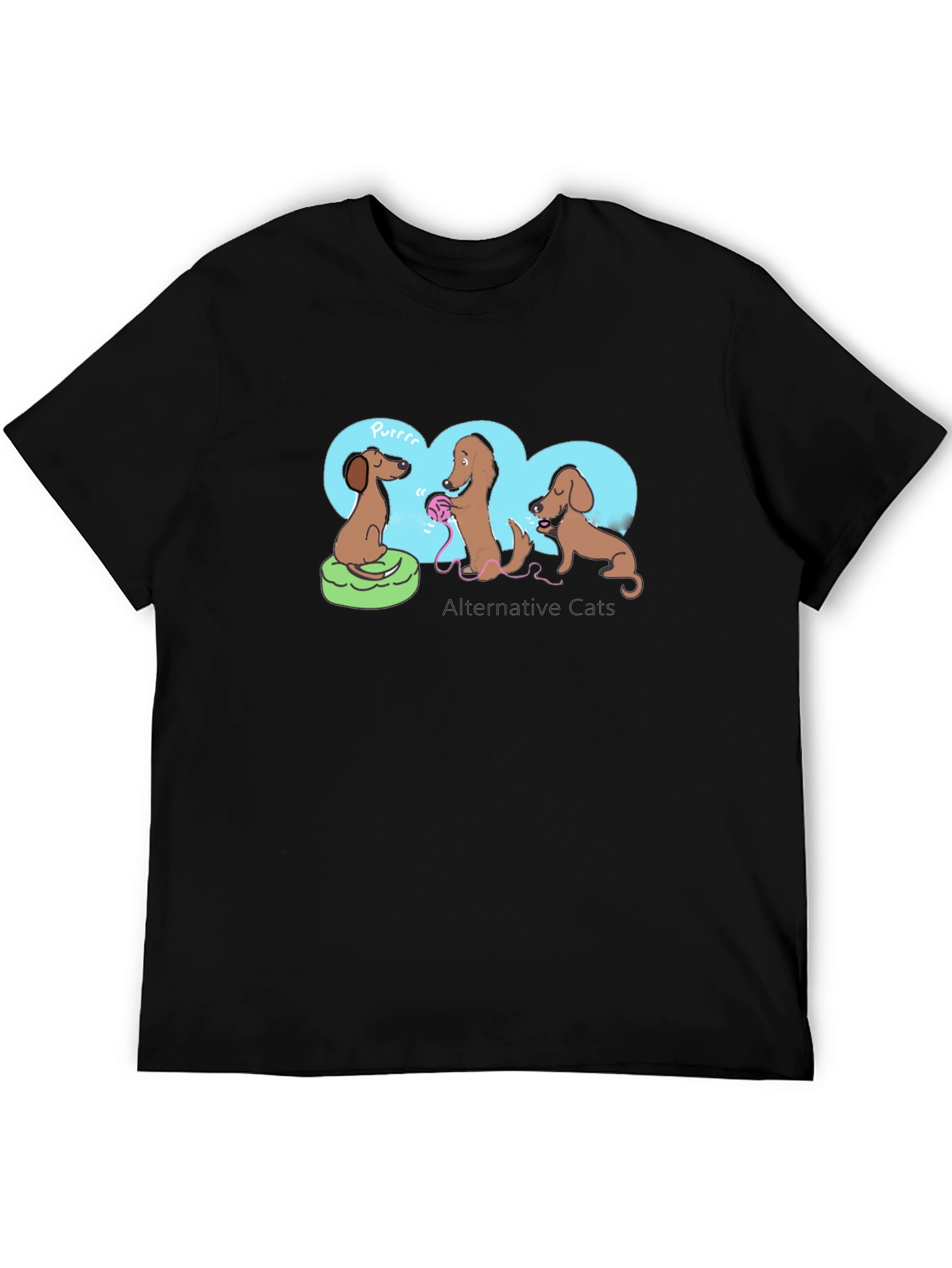 Dachshund Alternative Cats Graphic Tee