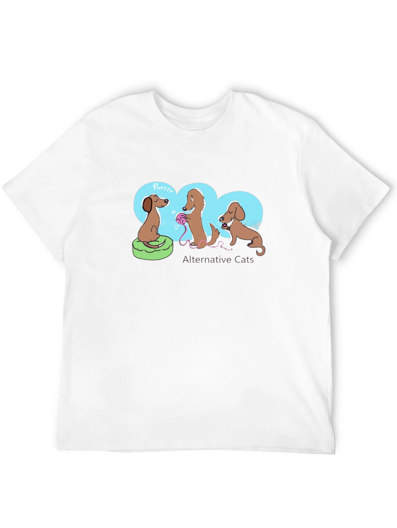 Dachshund Alternative Cats Graphic Tee
