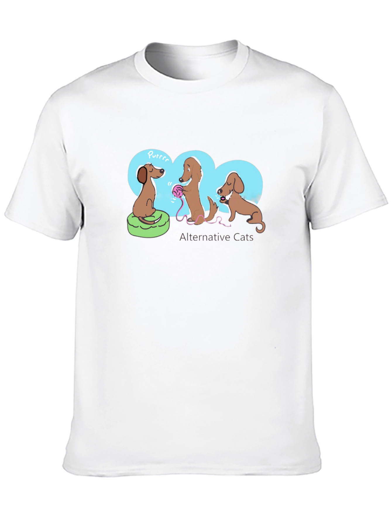 Dachshund Alternative Cats Graphic Tee