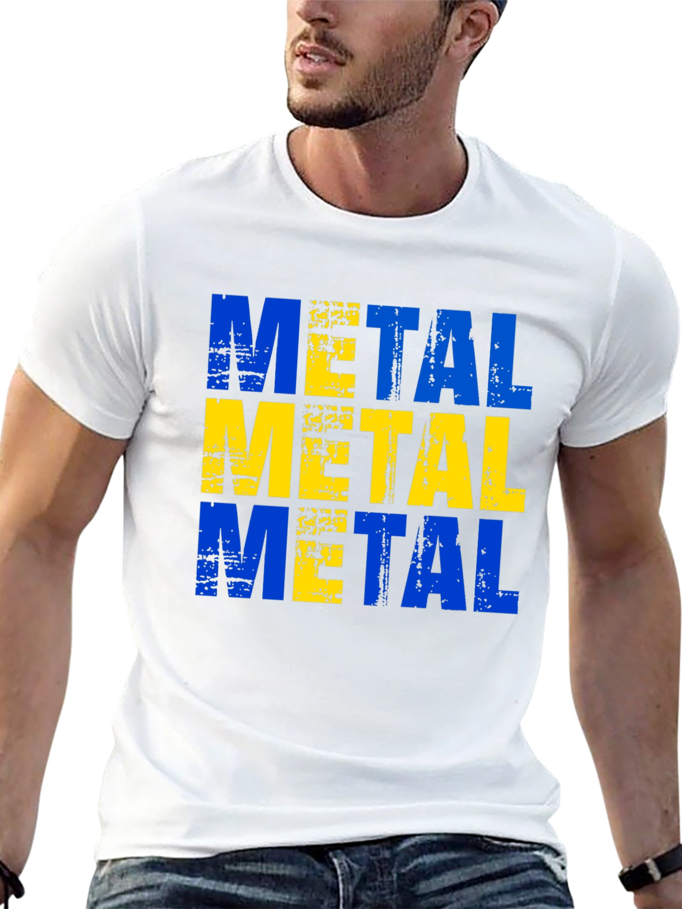 Metal Graphic Tee - Rock Music Inspired T-Shirt