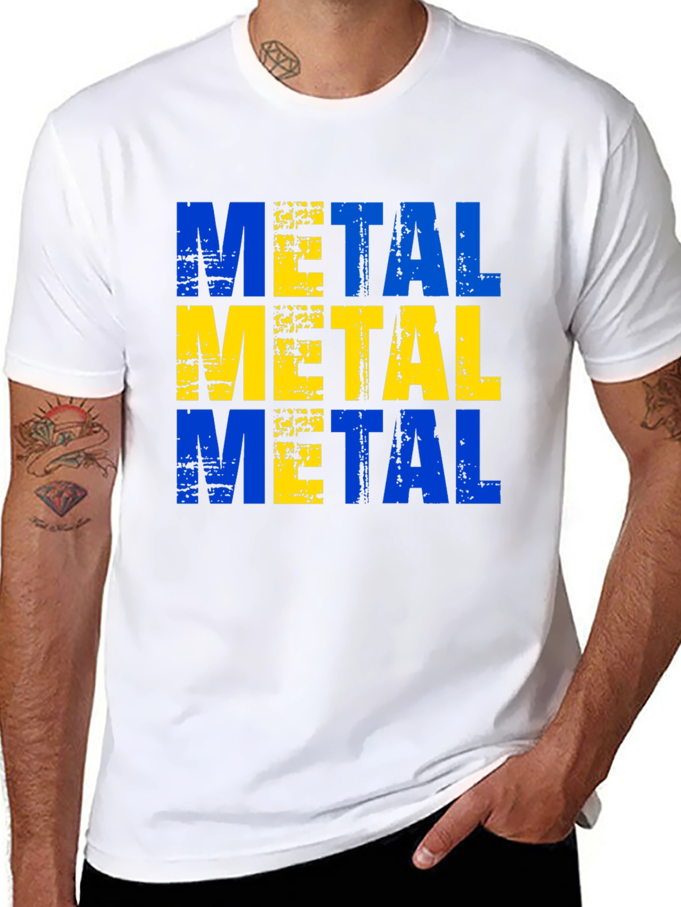 Metal Graphic Tee - Rock Music Inspired T-Shirt