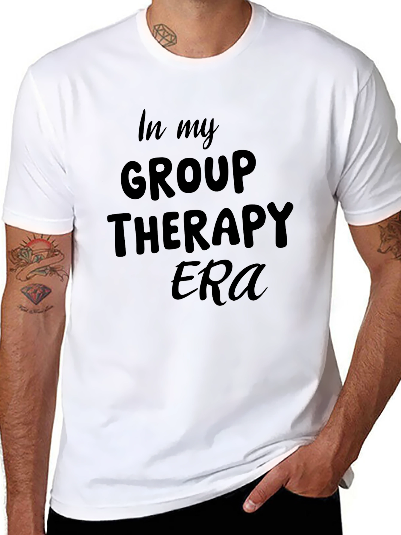 Group Therapy Era Black T-Shirt