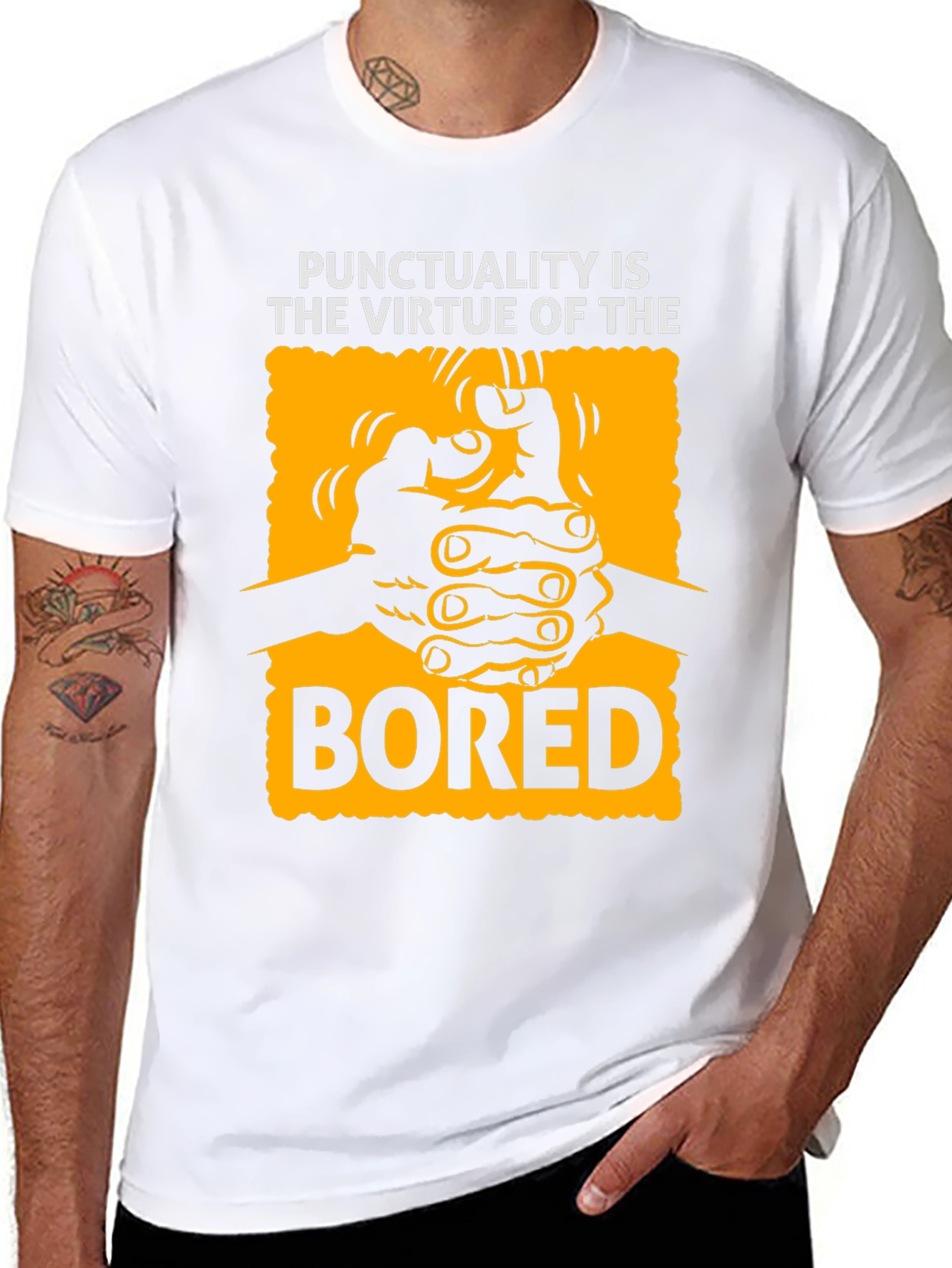 Punctuality Is The Virtue Of The Bored T-Shirt