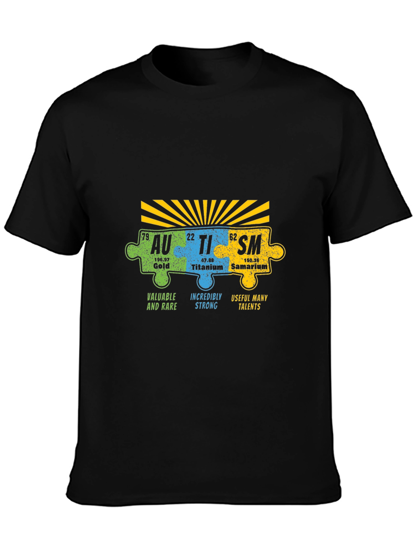 Autism Awareness Puzzle Piece Element T-Shirt