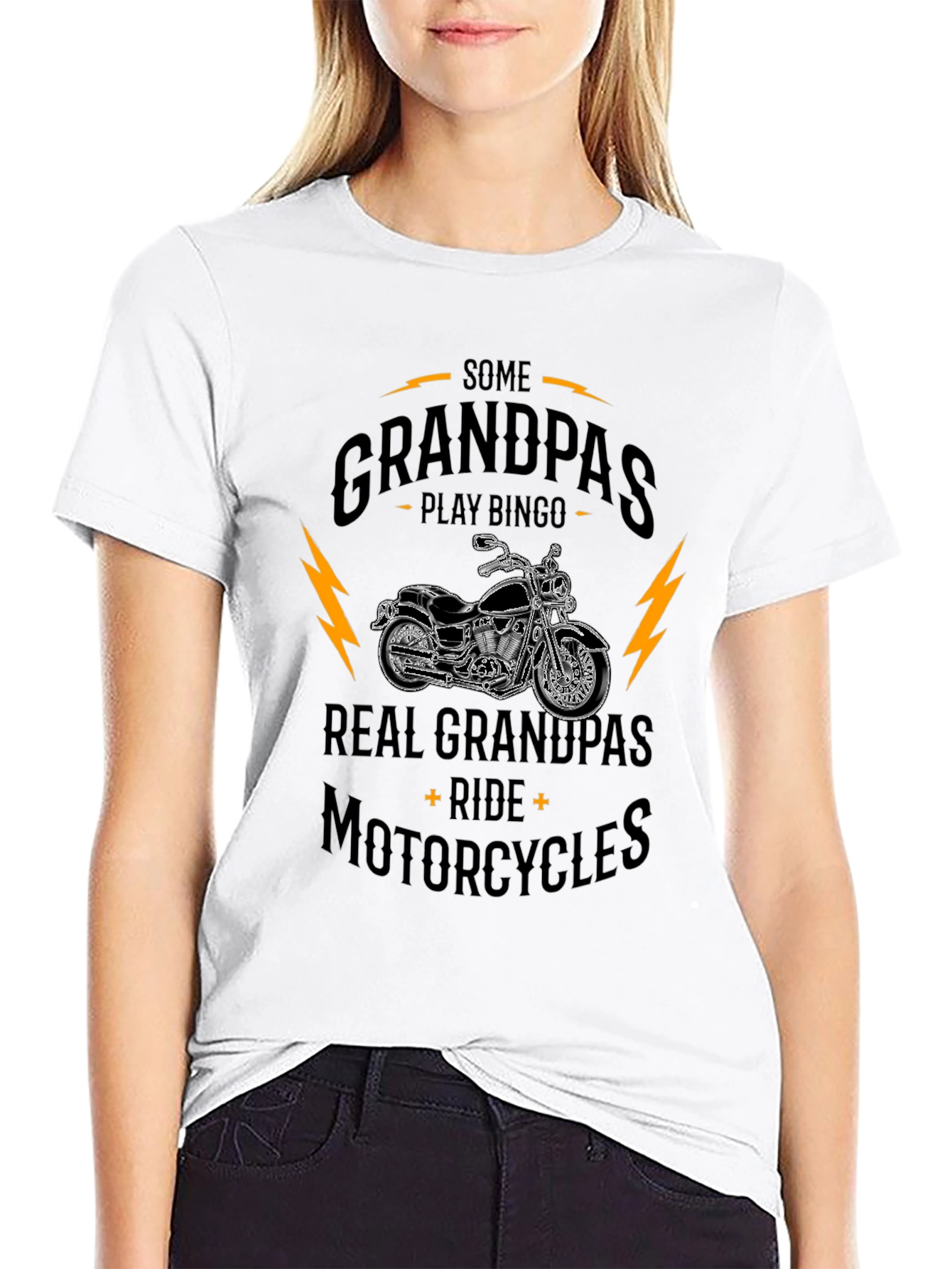 Real Grandpas Ride Motorcycles T-Shirt