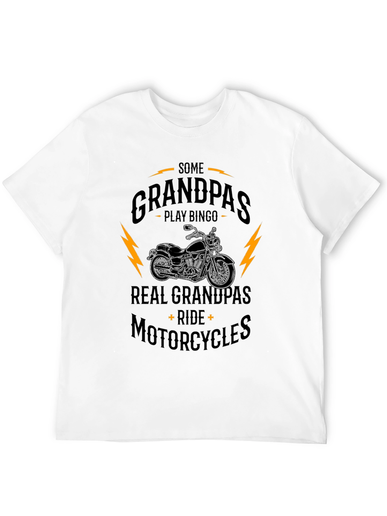 Real Grandpas Ride Motorcycles T-Shirt