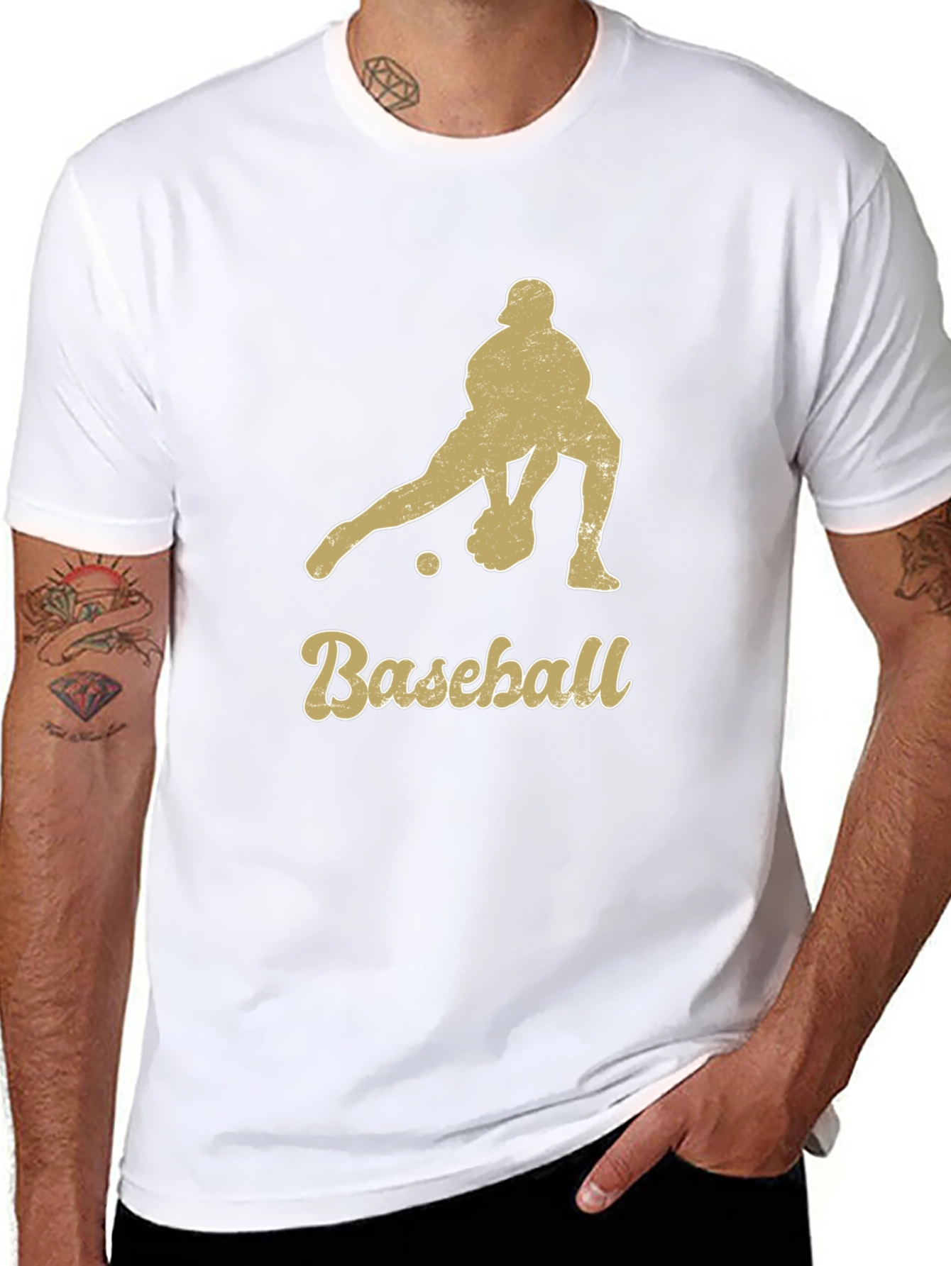 Baseball T-Shirt Pitcher Graphic Tee