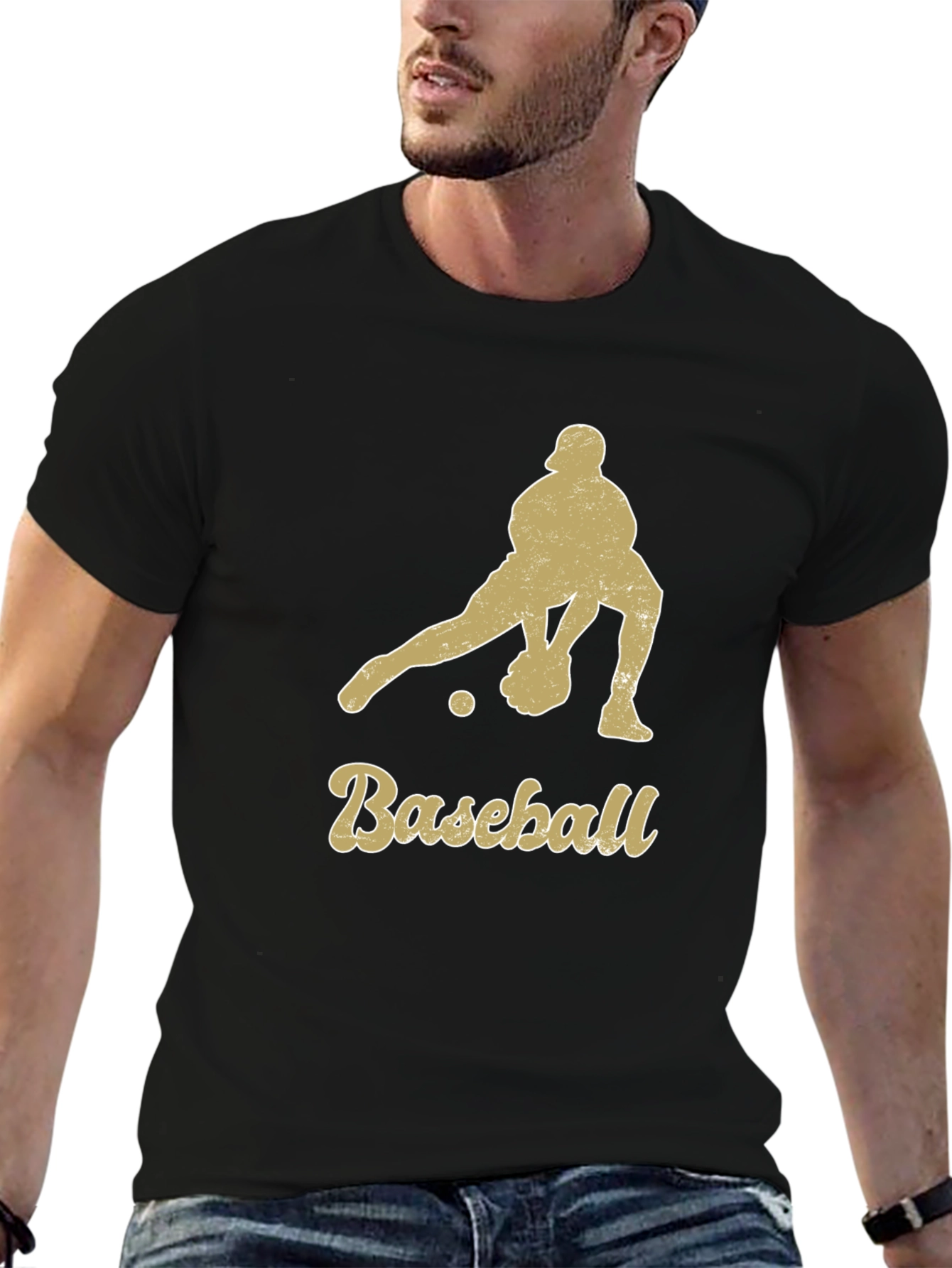 Baseball T-Shirt Pitcher Graphic Tee