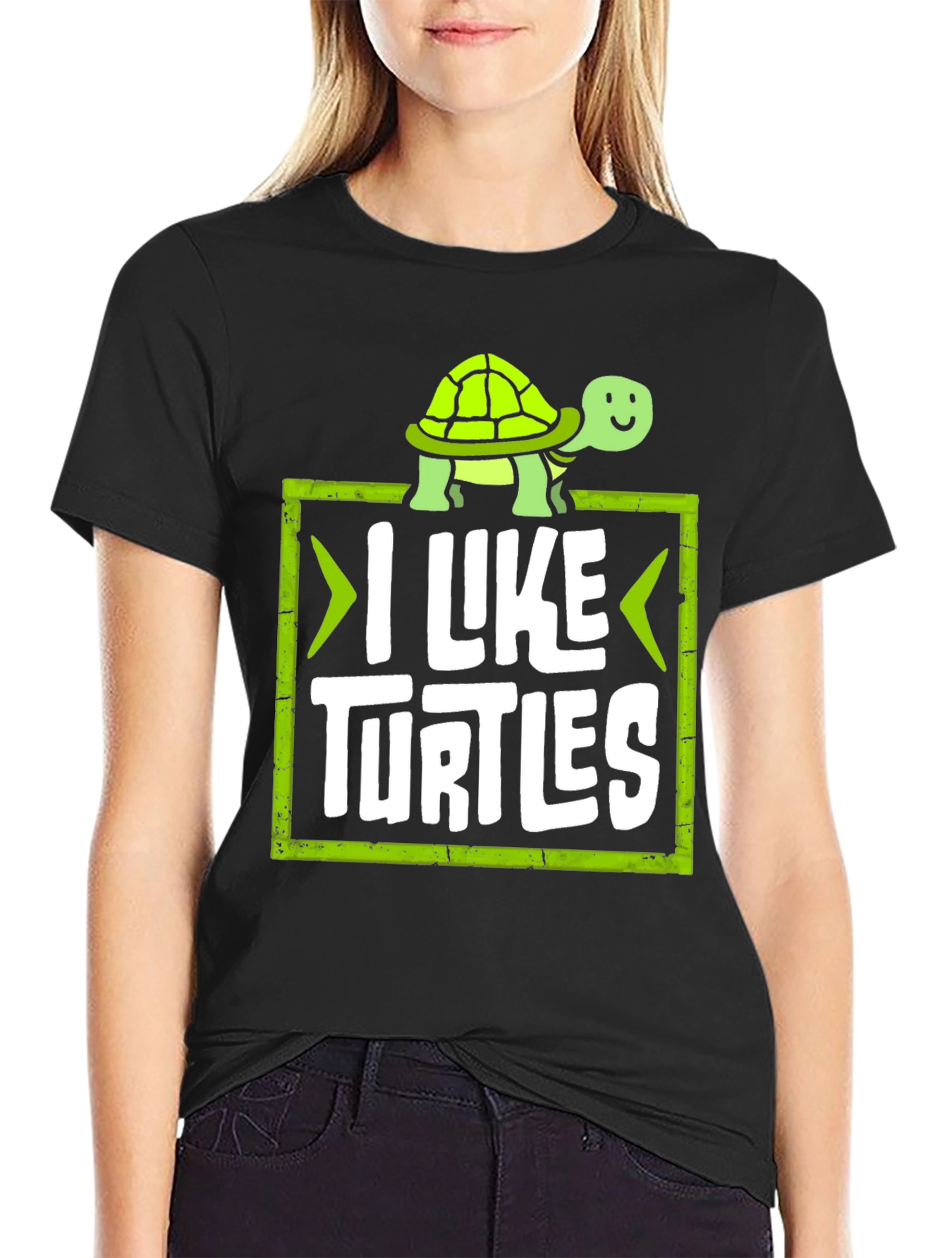 I Like Turtles Graphic Tee