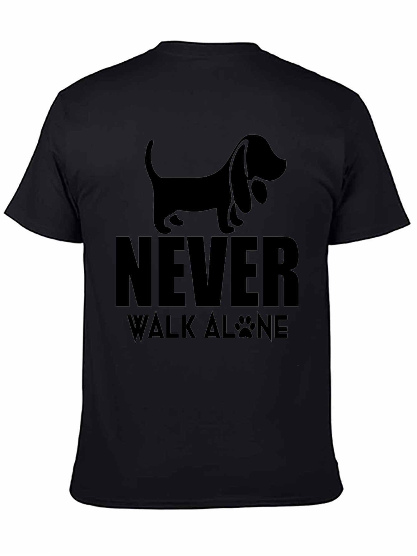 Never Walk Alone Dog T-Shirt