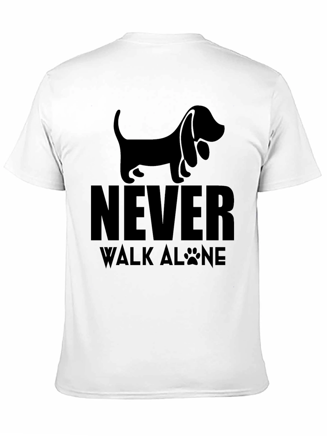 Never Walk Alone Dog T-Shirt