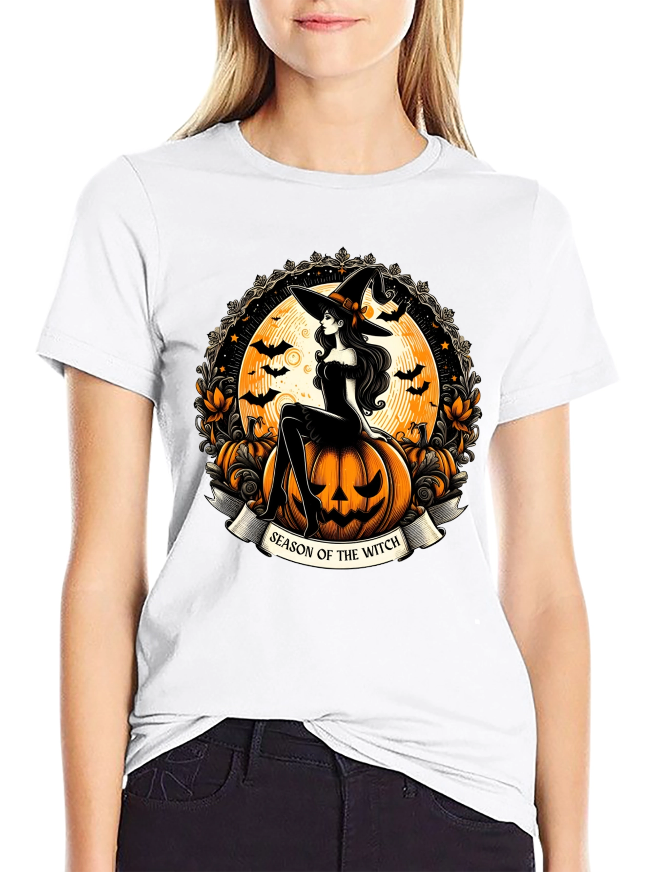 Season of the Witch Halloween Graphic T-Shirt
