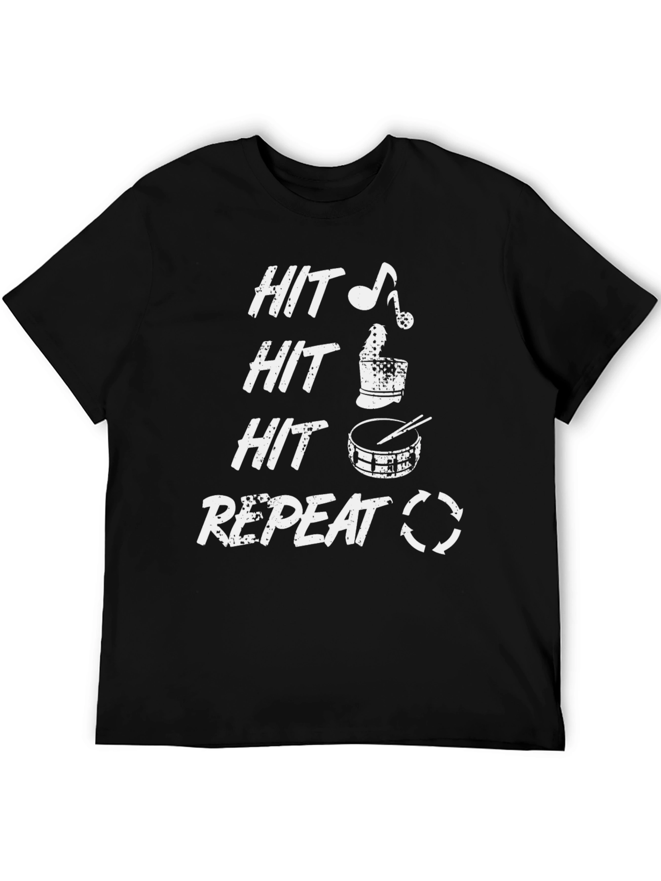 Hit Repeat Drummer T-Shirt: Rock On!
