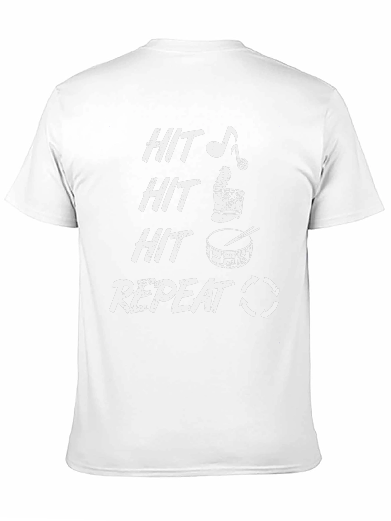 Hit Repeat Drummer T-Shirt: Rock On!