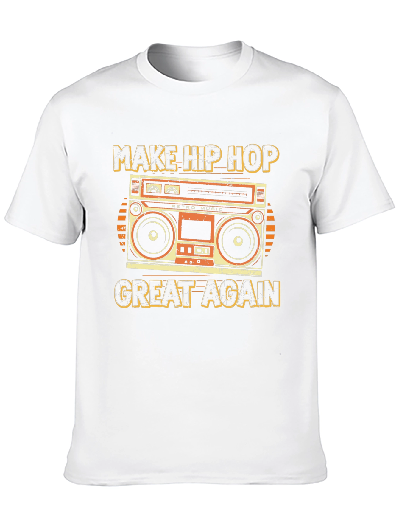 Retro Hip Hop Music Boombox T-Shirt