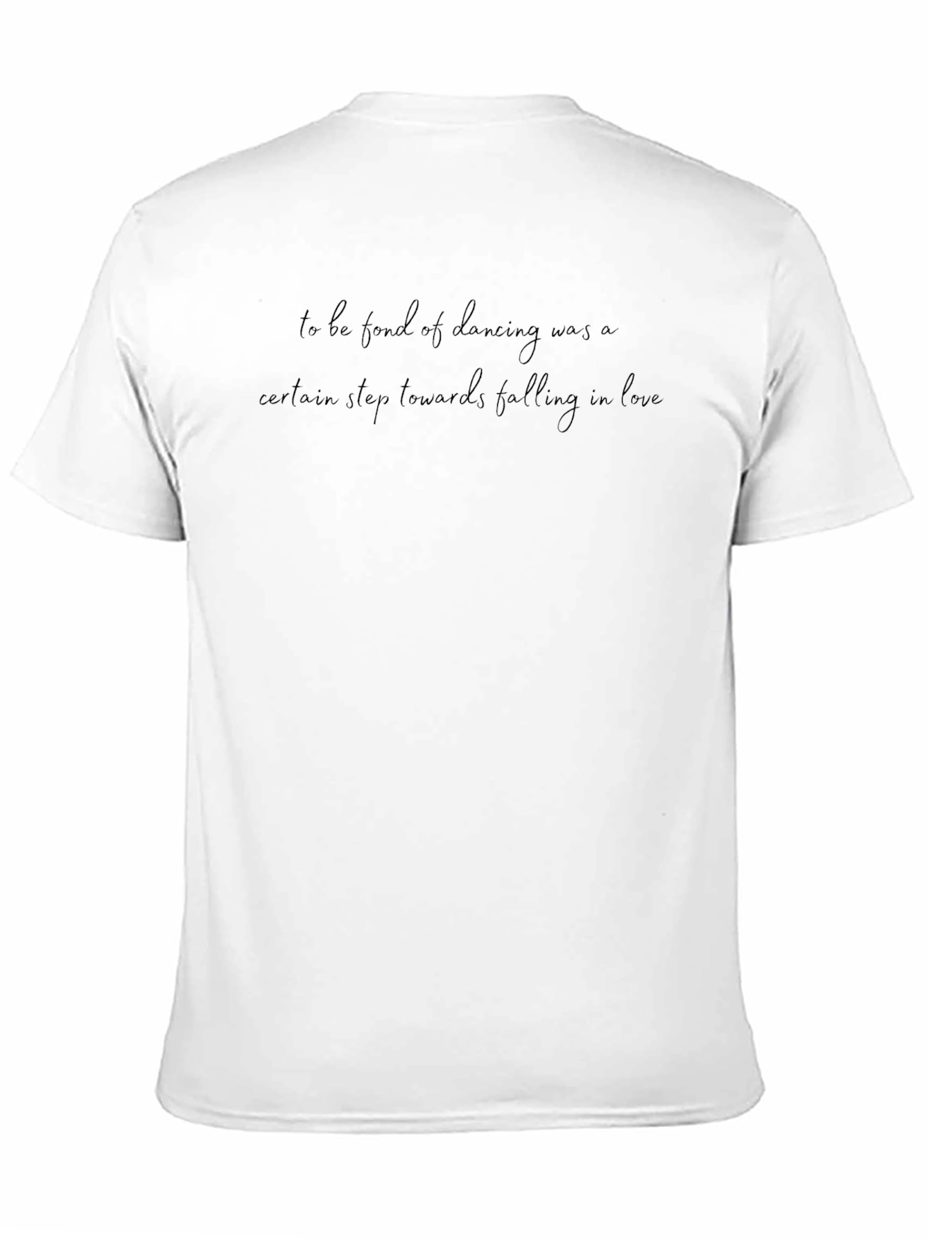 Dancing and Love Tee - Soft Black Cotton T-Shirt