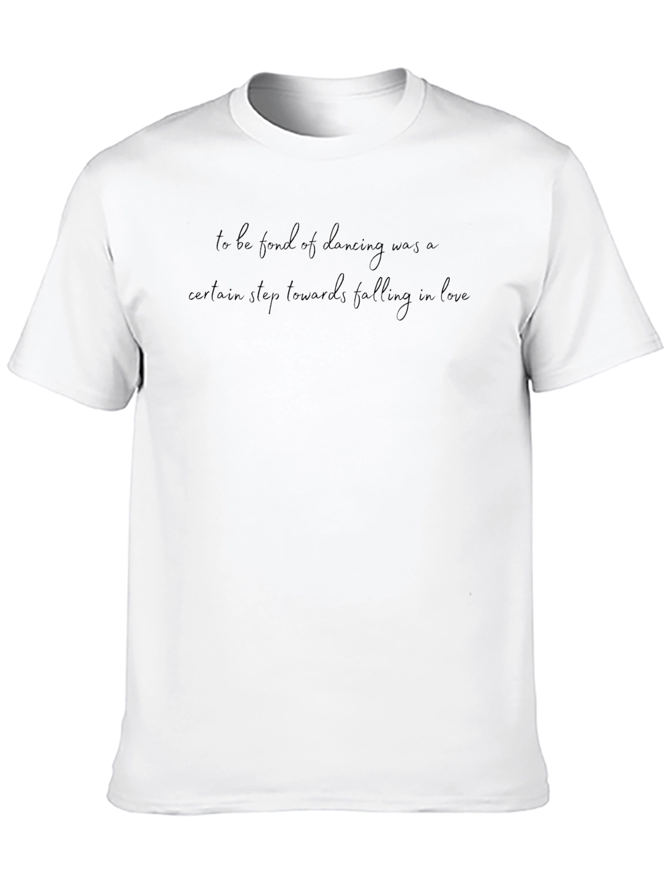 Dancing and Love Tee - Soft Black Cotton T-Shirt