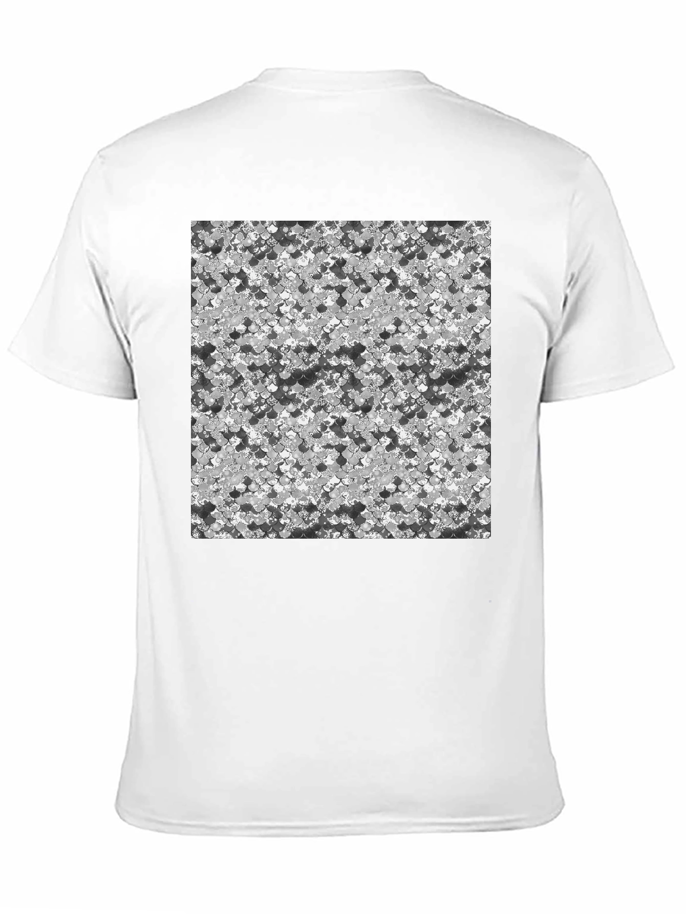 Abstract Pattern Black T-Shirt
