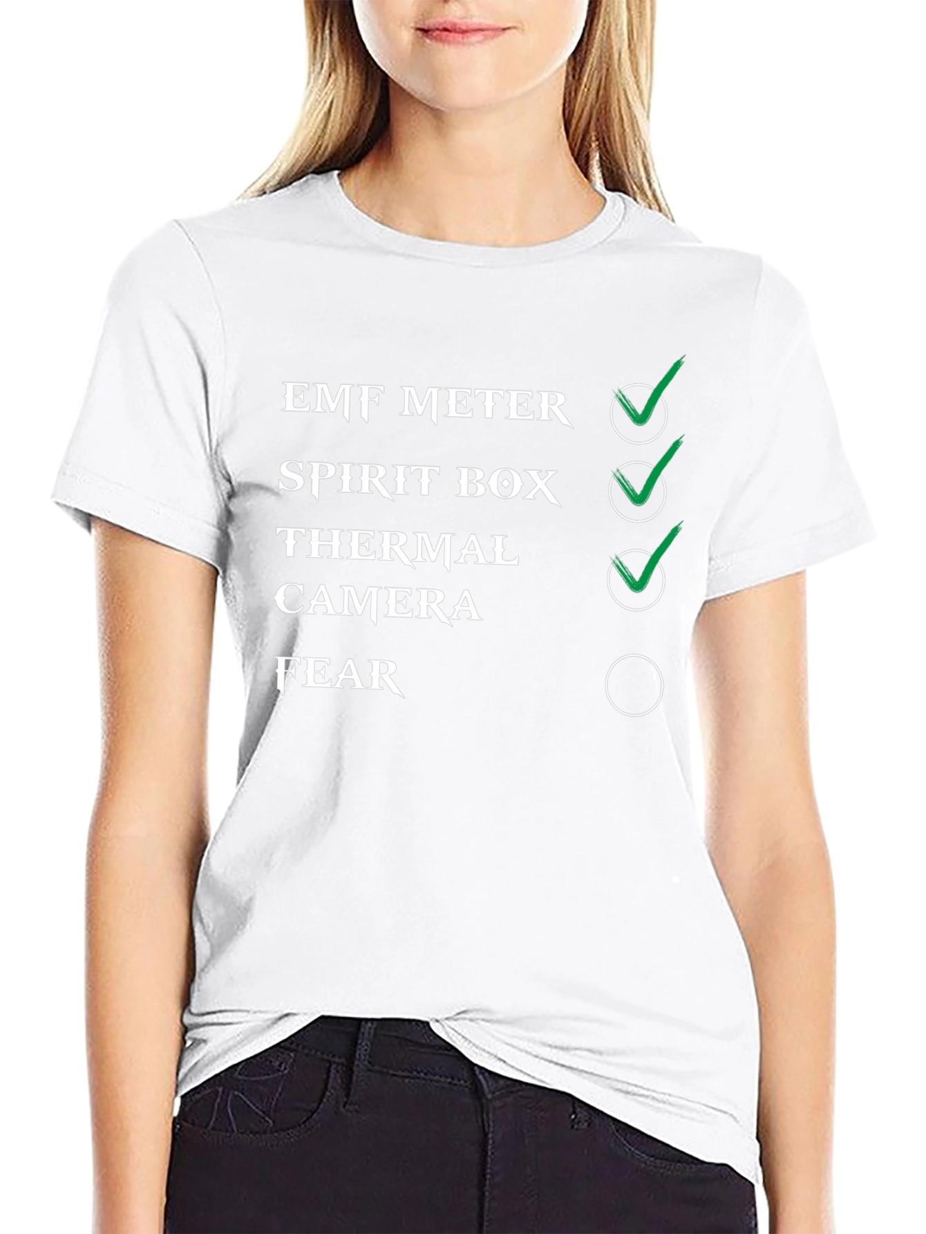 Ghost Hunting Checklist T-Shirt