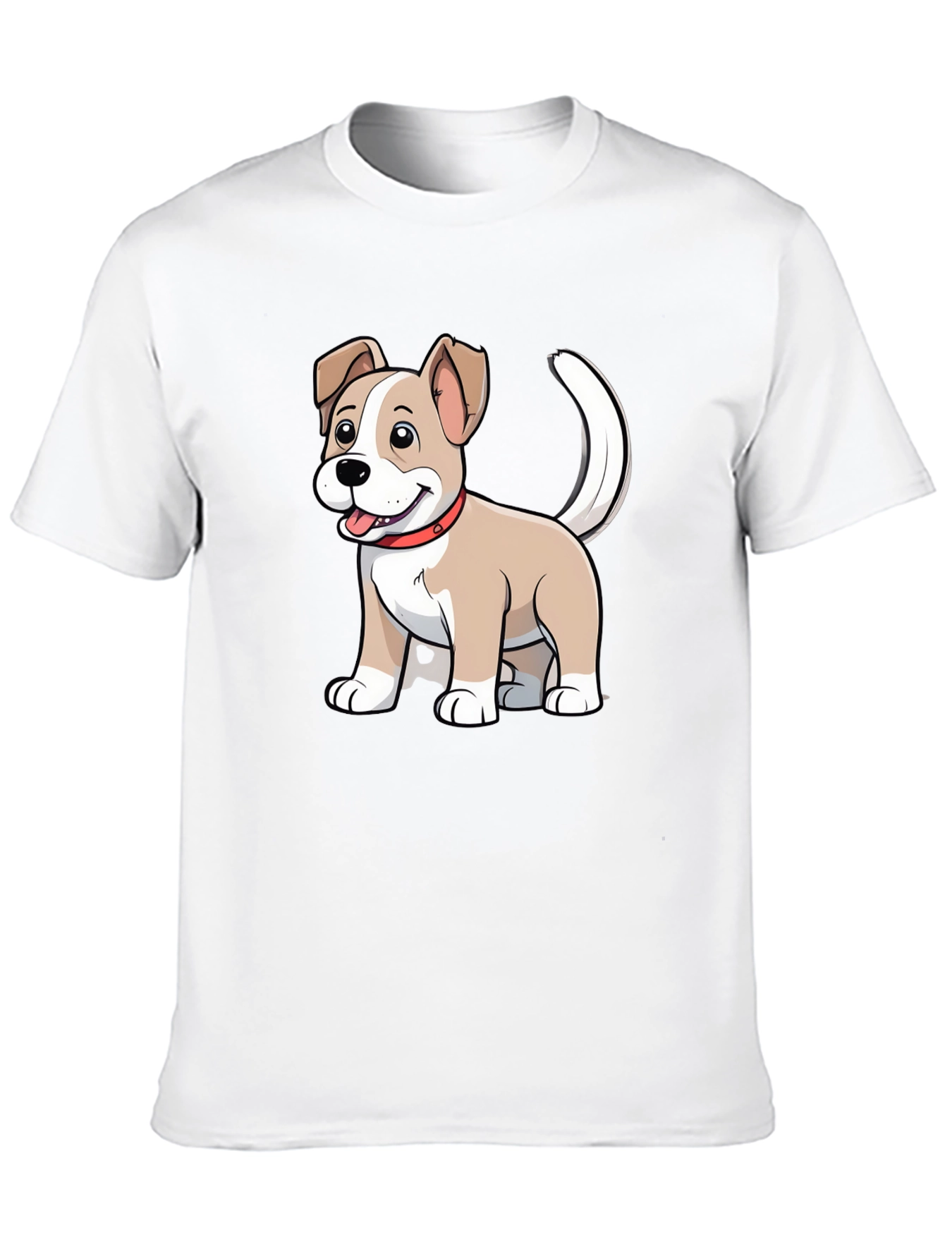 Cute Cartoon Puppy Dog Graphic T-Shirt