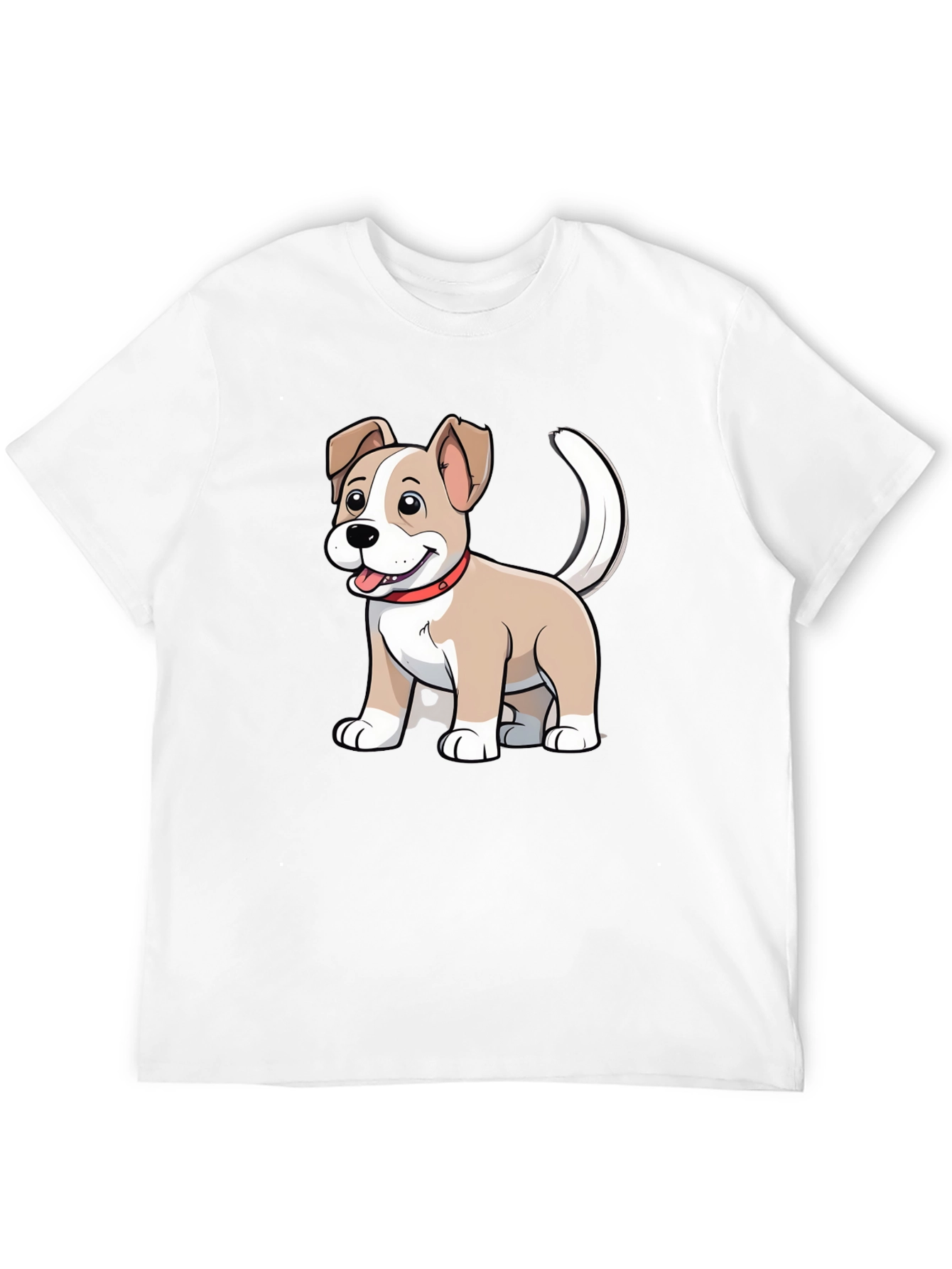 Cute Cartoon Puppy Dog Graphic T-Shirt