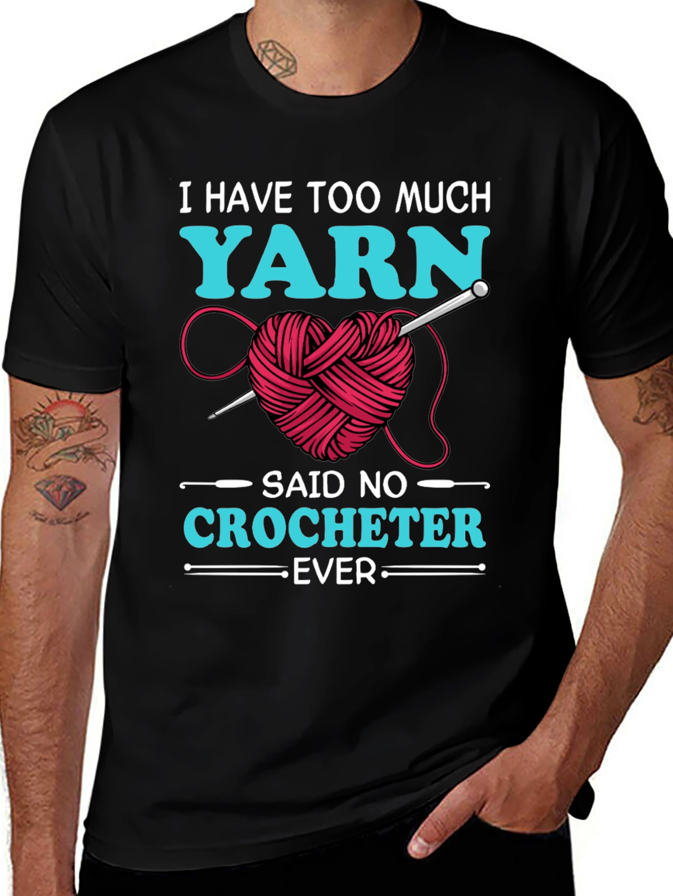 Yarn Lover T-Shirt - Crochet Humor Tee
