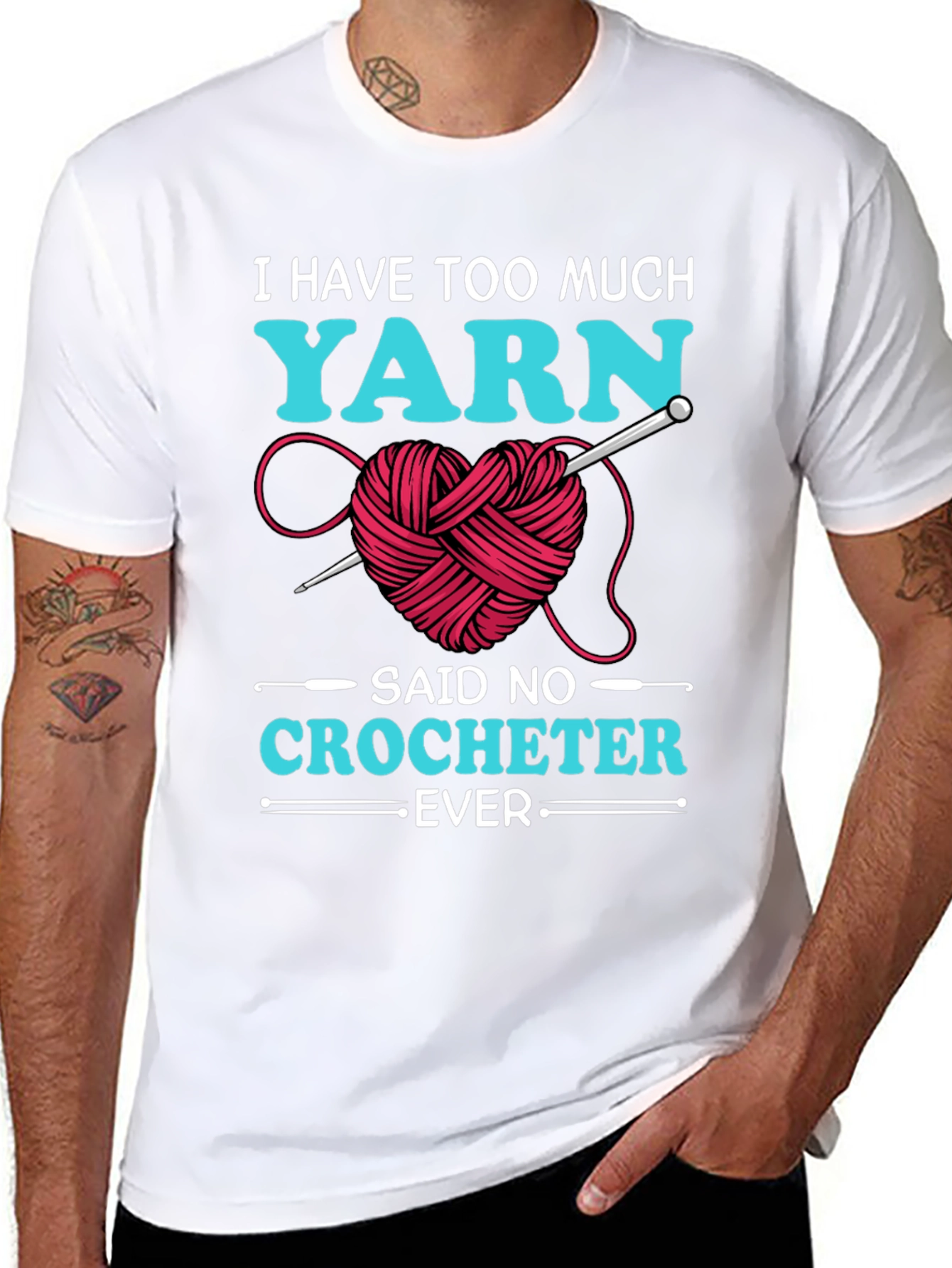 Yarn Lover T-Shirt - Crochet Humor Tee