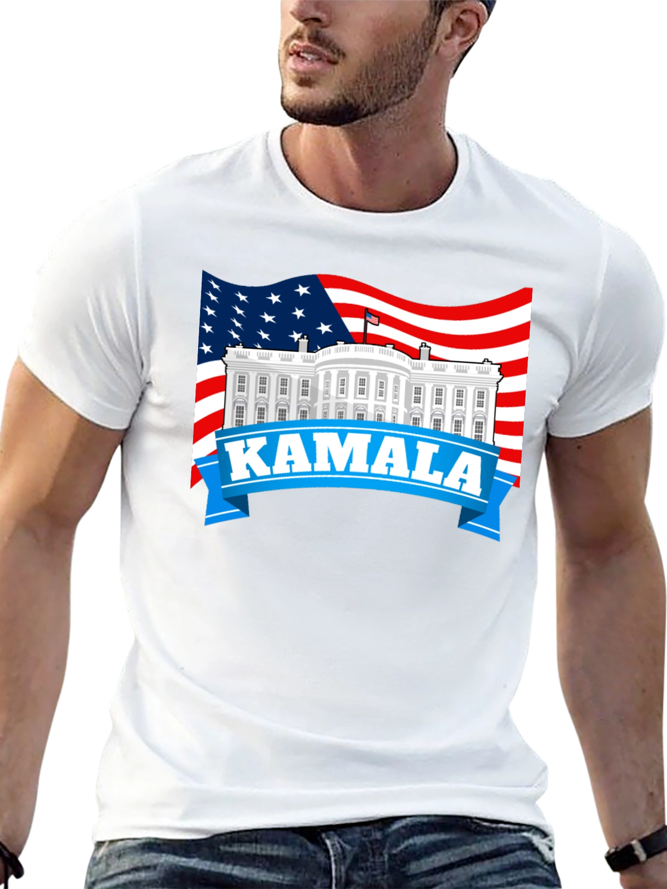 Kamala American Flag T-Shirt - Political Pride