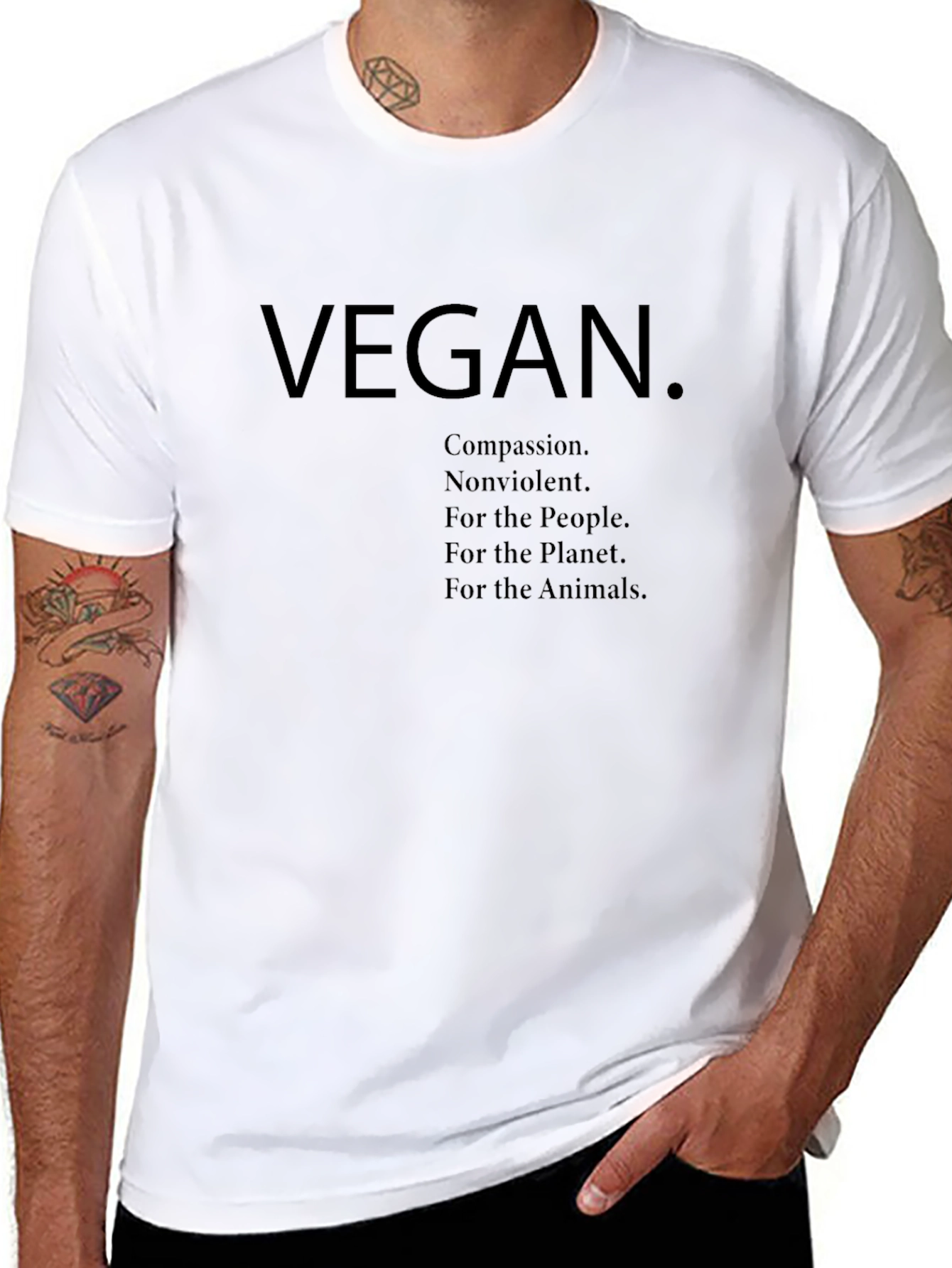 Vegan Compassion Graphic T-Shirt